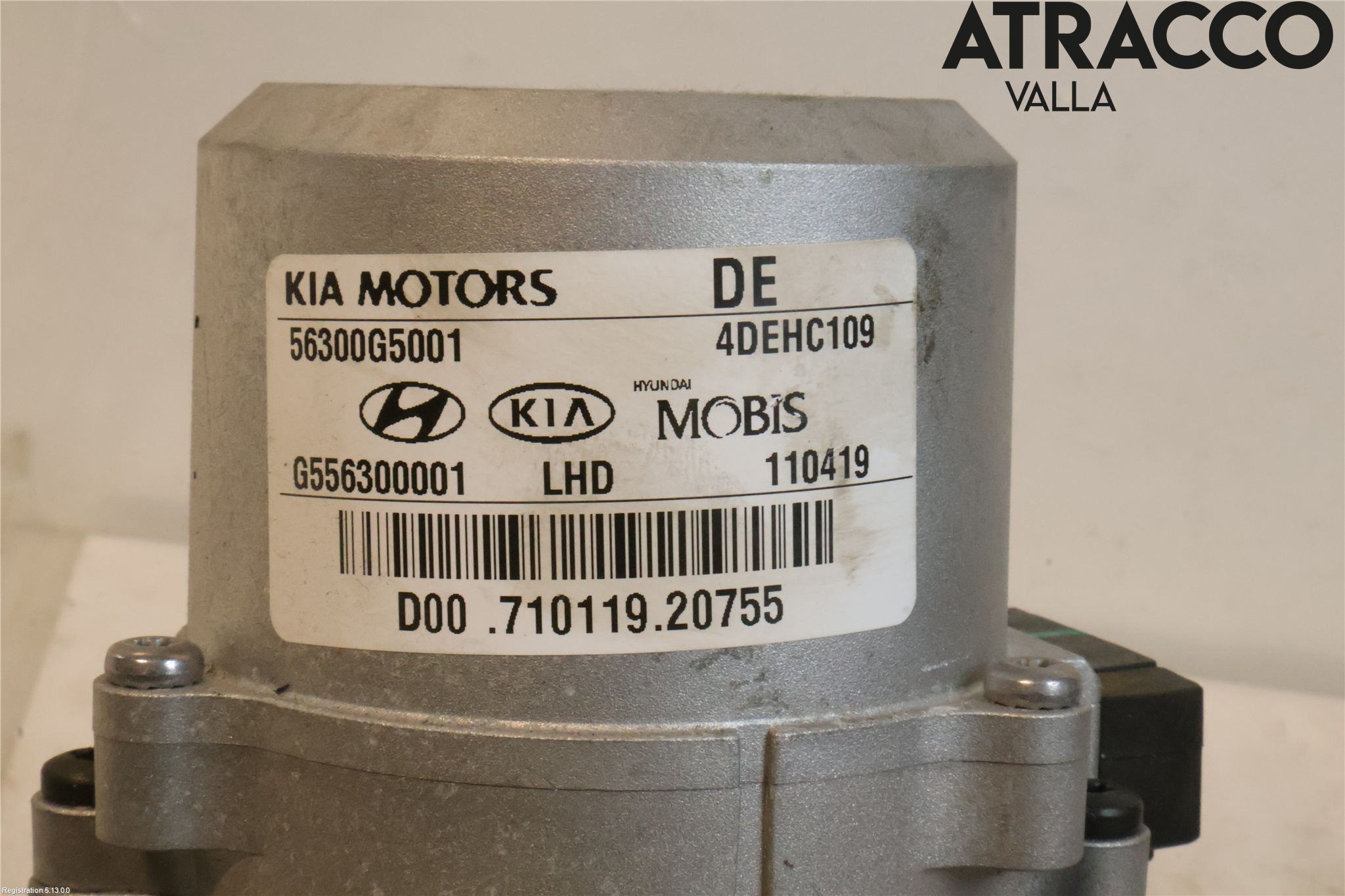 Kia NIRO (DE) 17-22 Rattakselaggregat Innebygd Servo