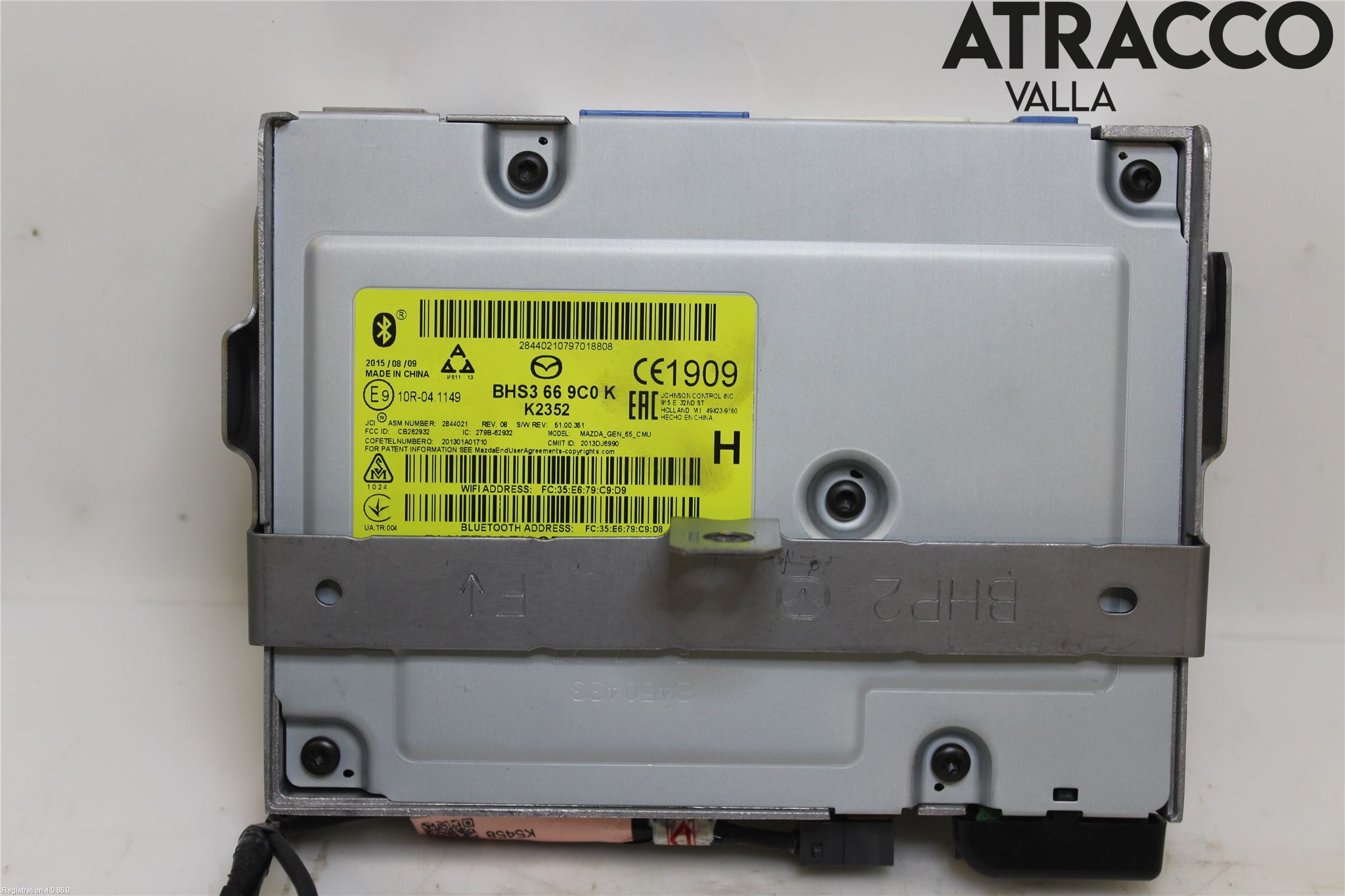 Mazda 3 III 14-19 Stereo Radio Øvrig