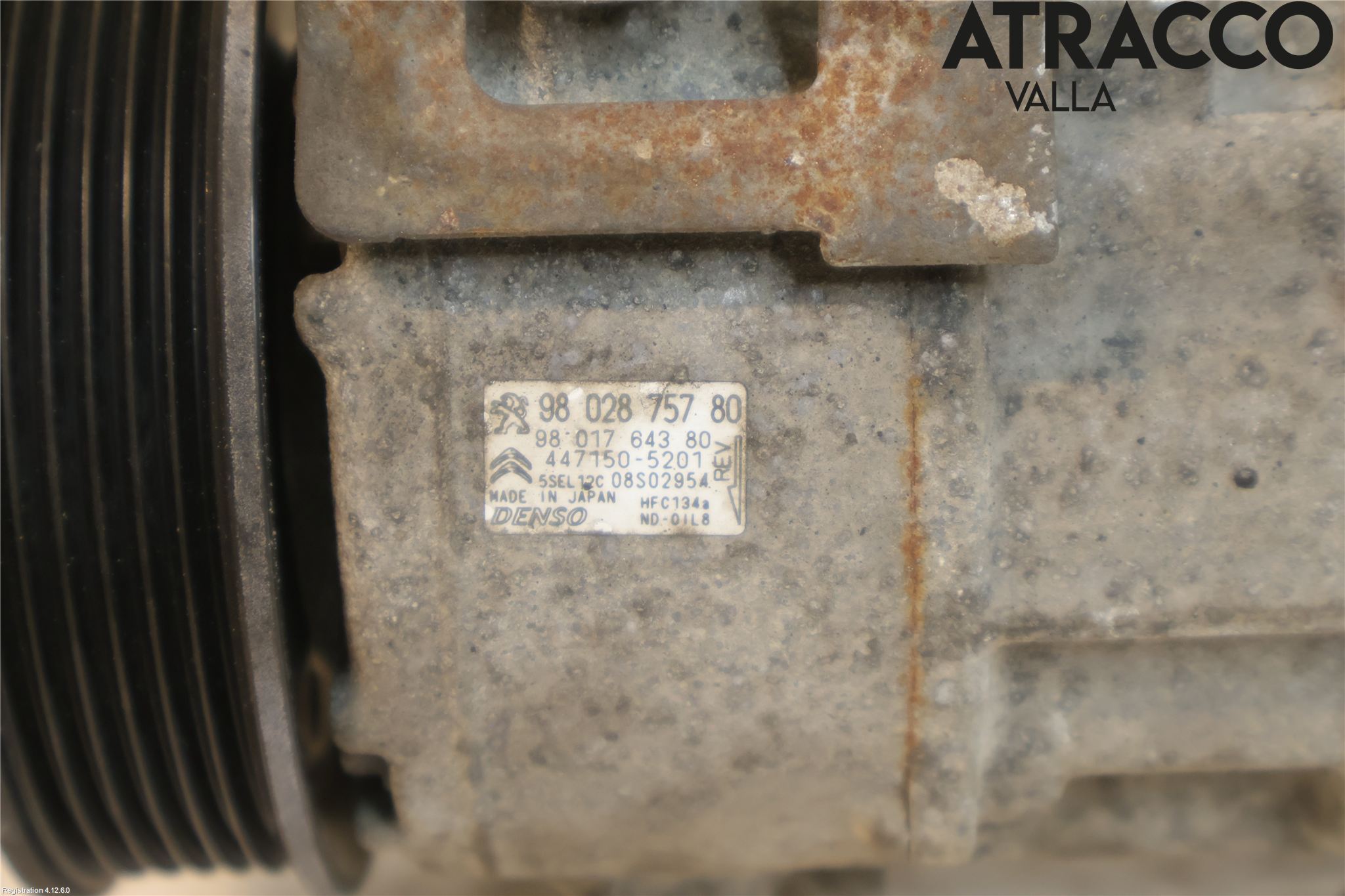 Citroen BERLINGO 08-18 Varme Ac Kompressor