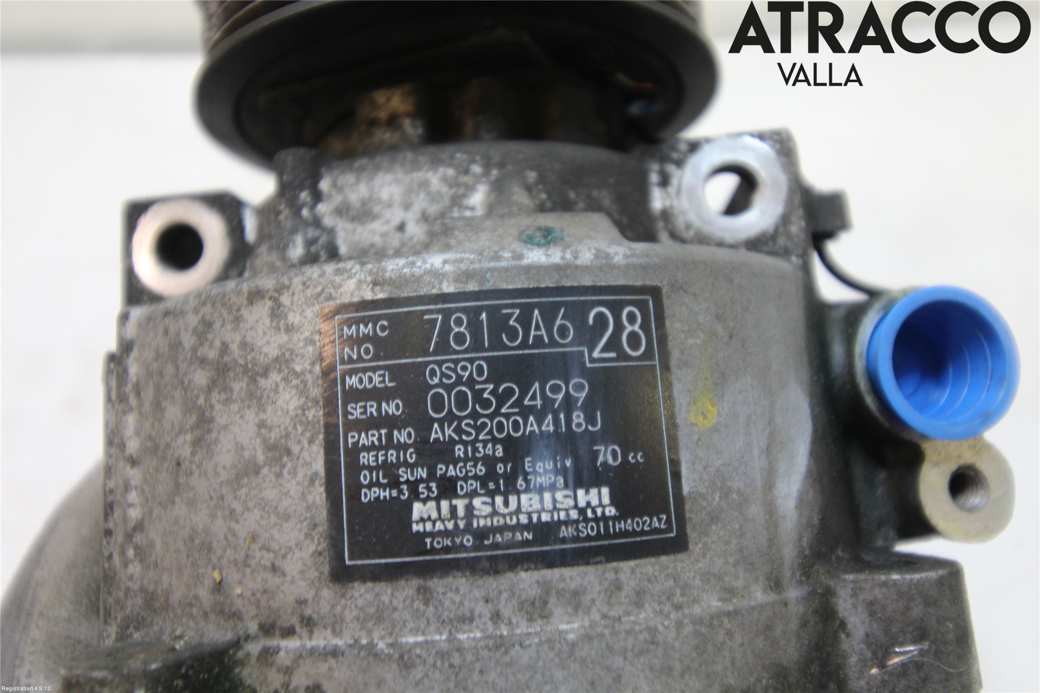 Mitsubishi OUTLANDER 13-21 Varme Ac Kompressor