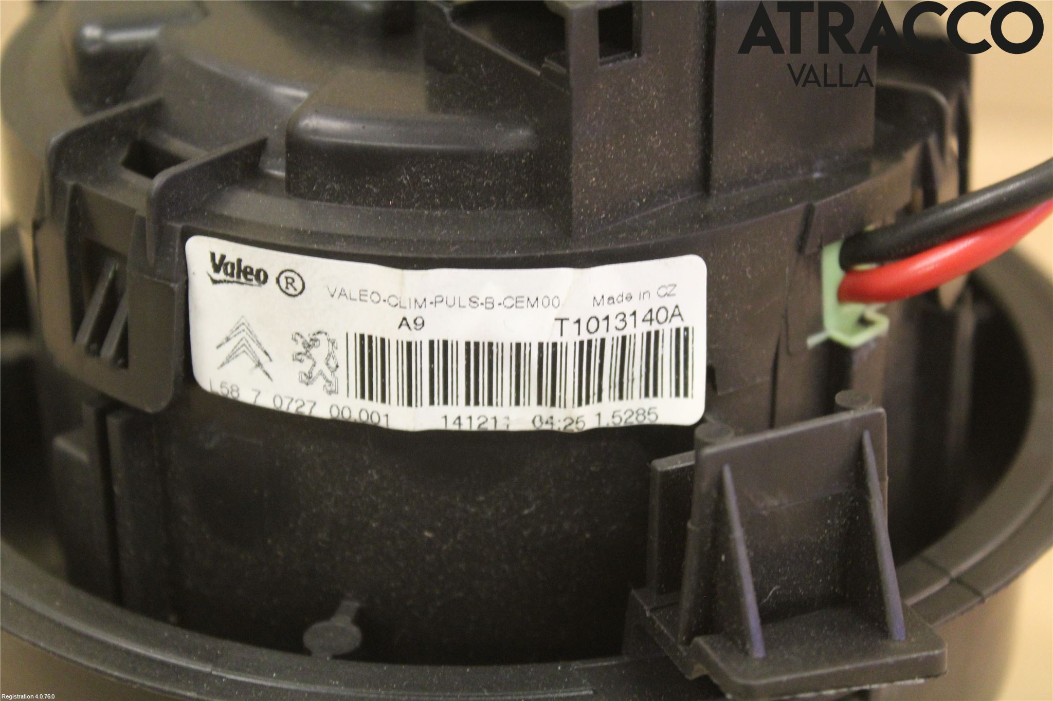 Peugeot 208 12-15 Varme Ac Varmeapparatvifte