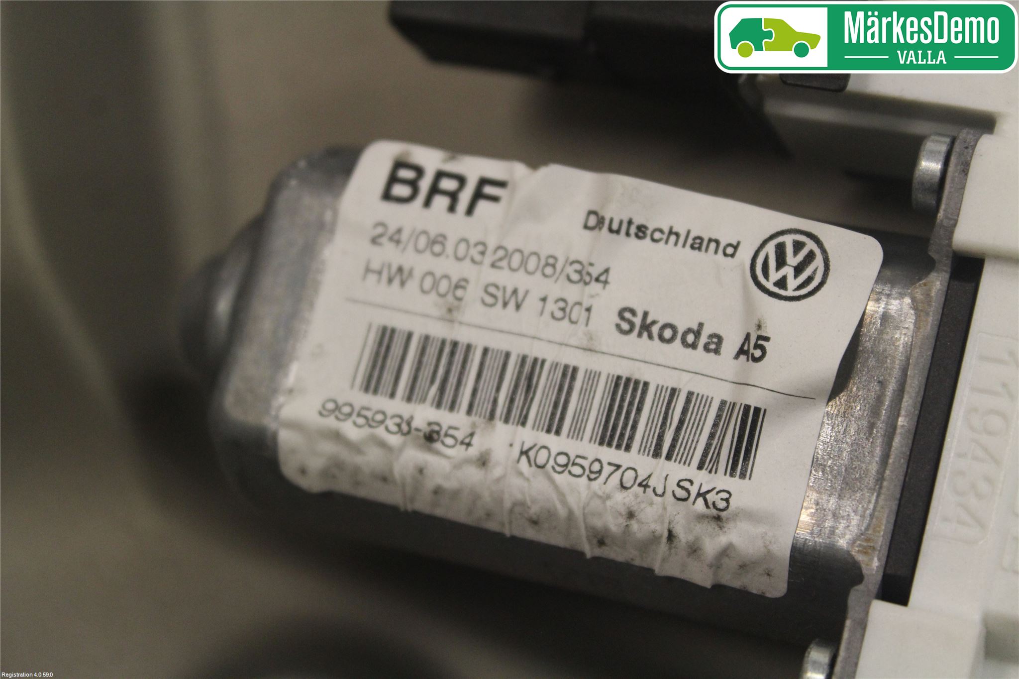 Skoda OCTAVIA (1Z) 05-13 Vindusheis El Komp