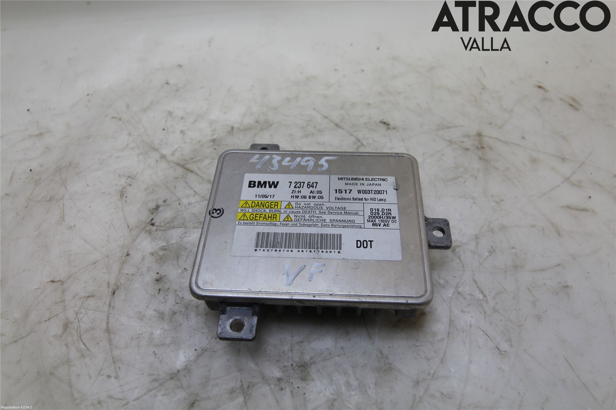 BMW 5 F10/F11/F18 09-17 Styreenhet Xenon