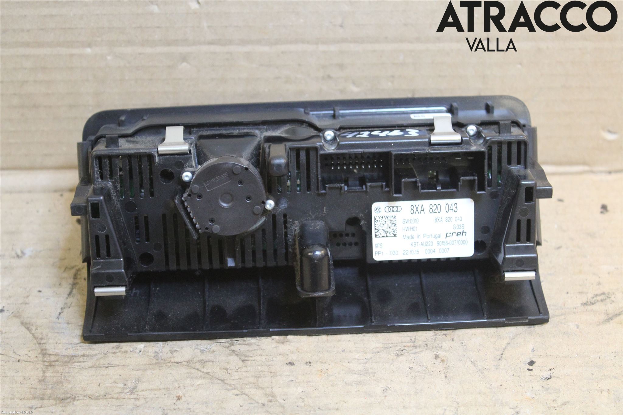 Audi A1/S1 11-18 Varme Ac Betjening-Display