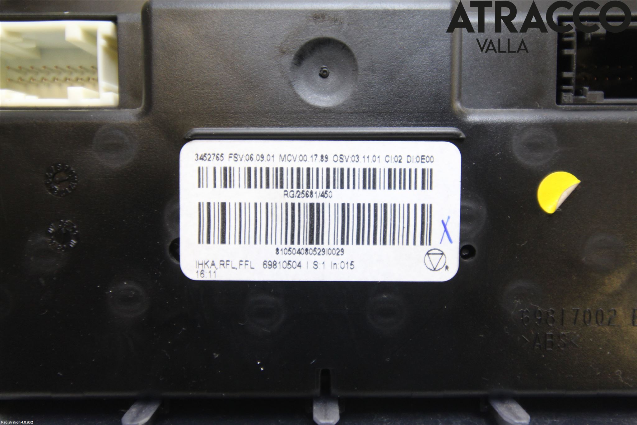 Mini COUPE R56 05-14 Varme Ac Betjening-Display