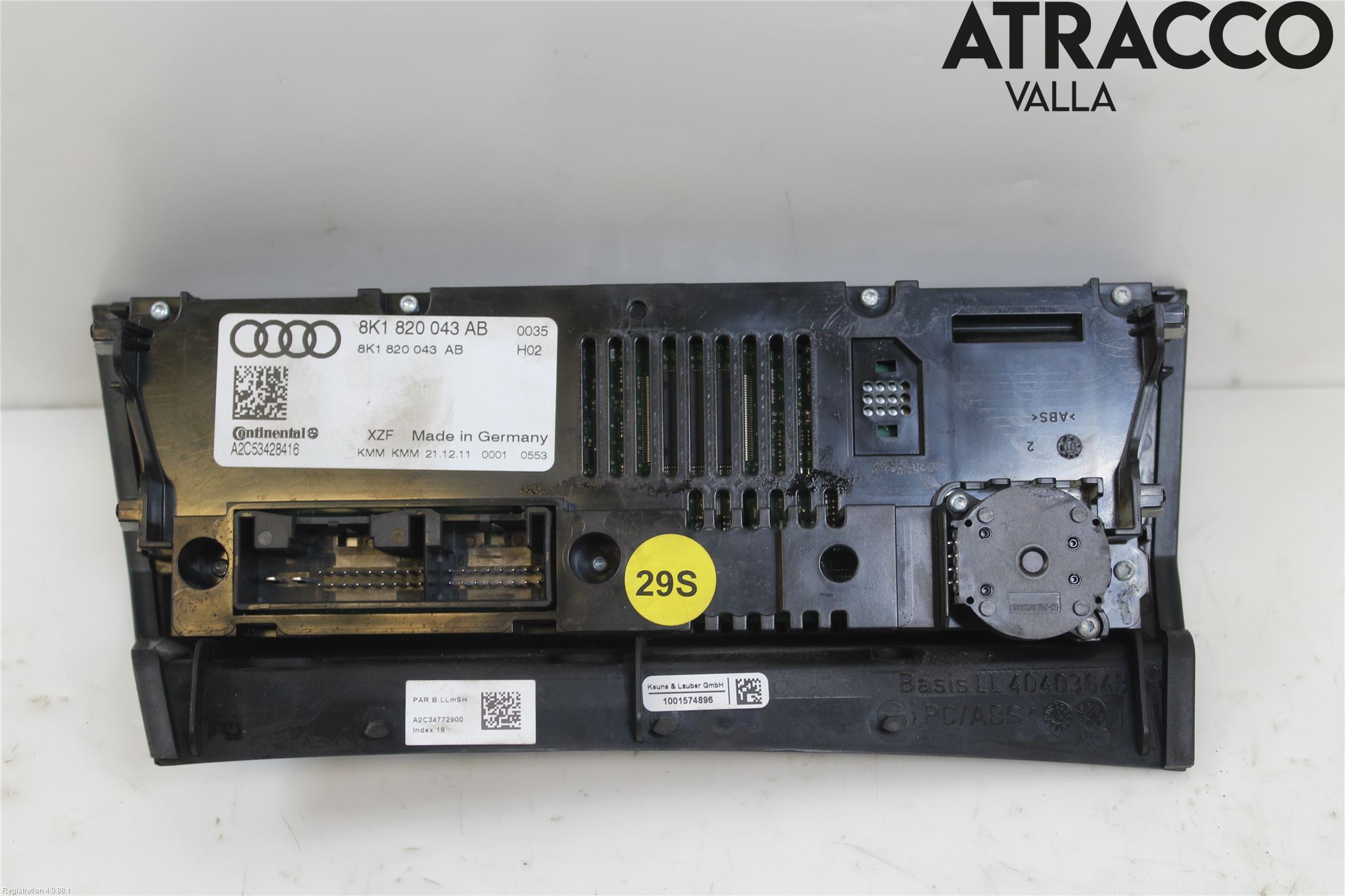 Audi A5 07-16 Varme Ac Betjening-Display