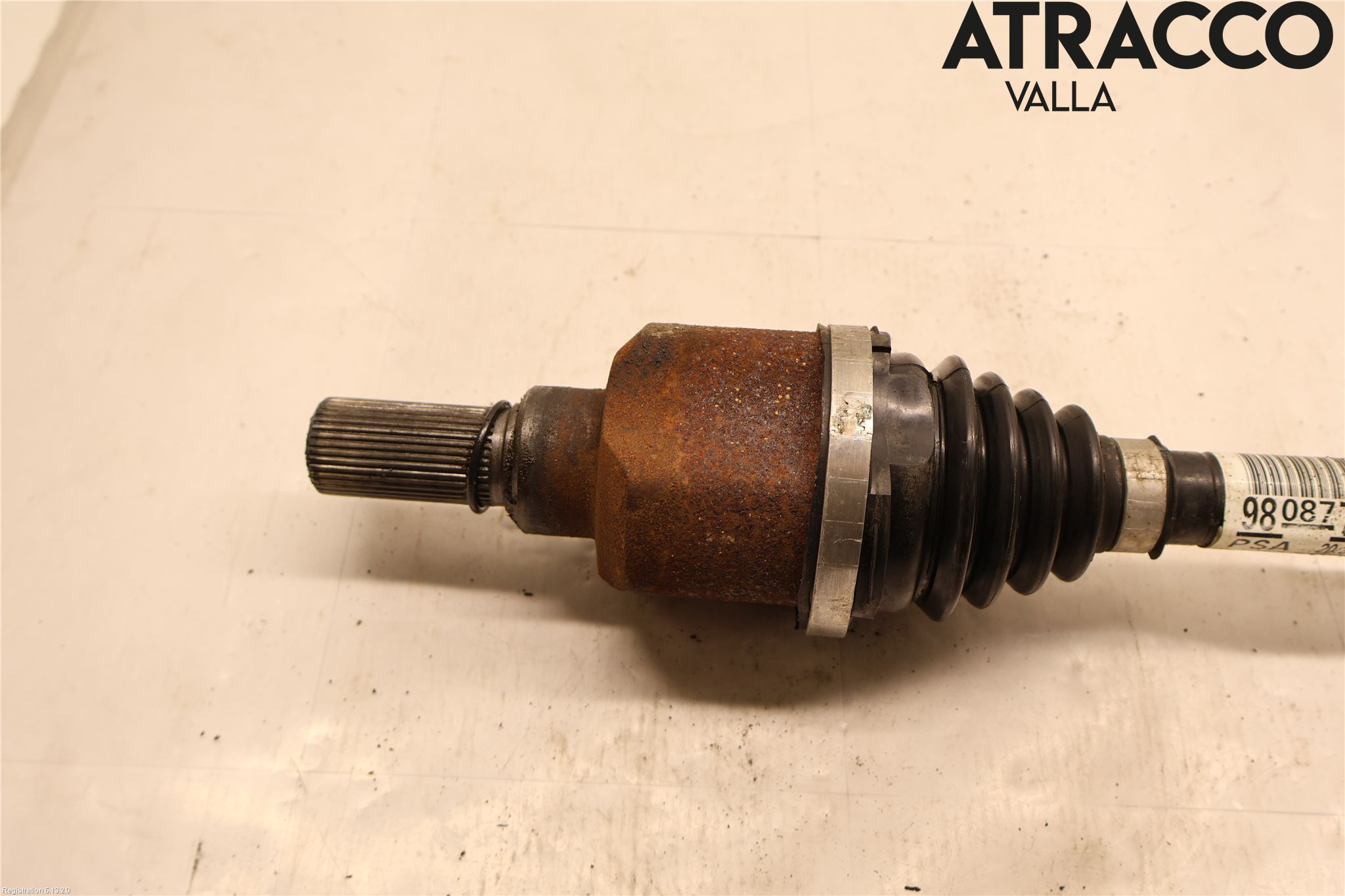 Citroen C4 GRAND PICASSO 14-18 Drivaksel Foran Kompl Venstre