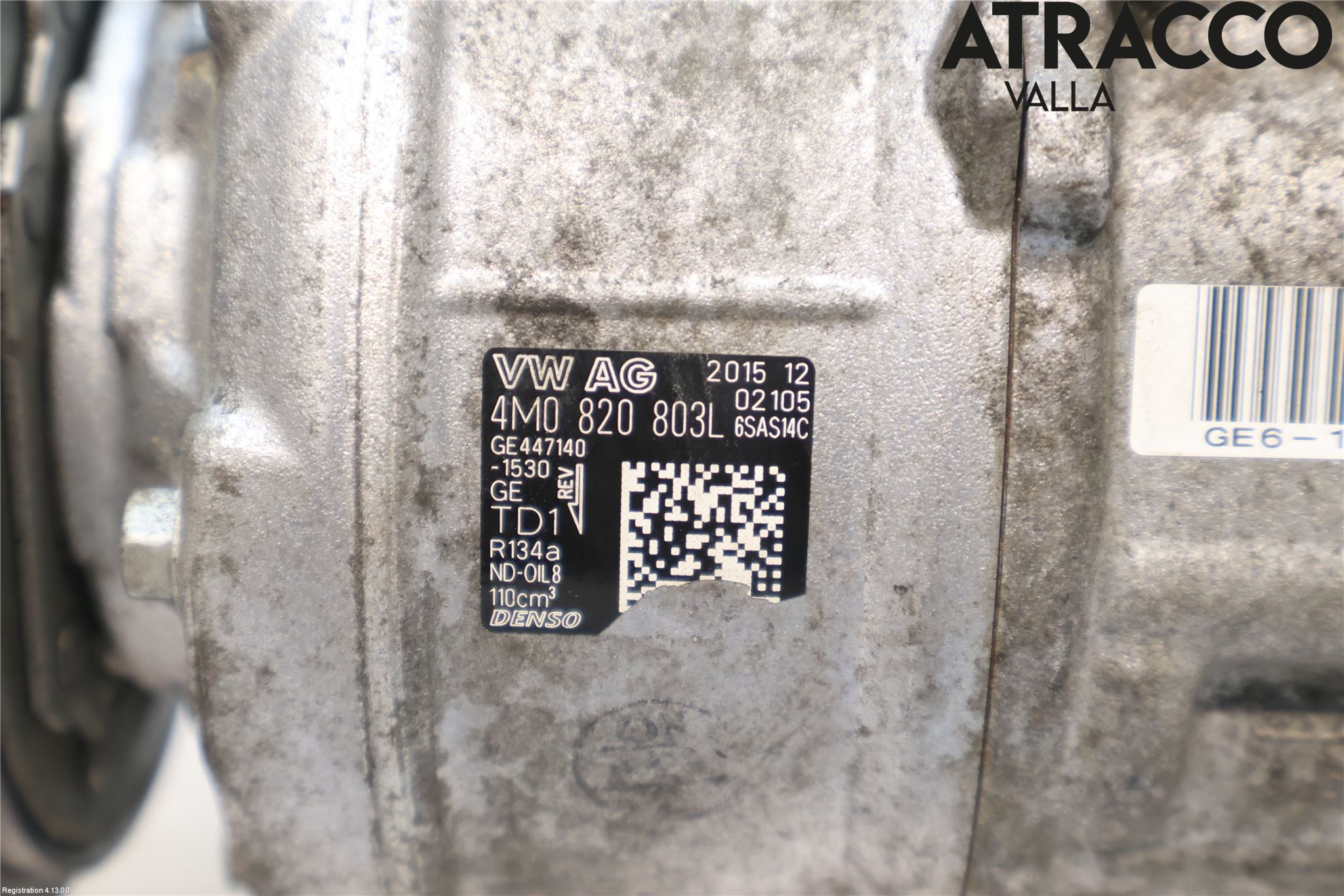 Audi A6/S6 4G 11-18 Varme Ac Kompressor