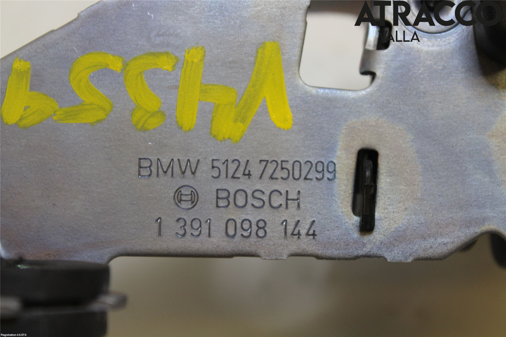 BMW 5 F10/F11/F18 09-17 Bakluke-Lokk Låsekasse
