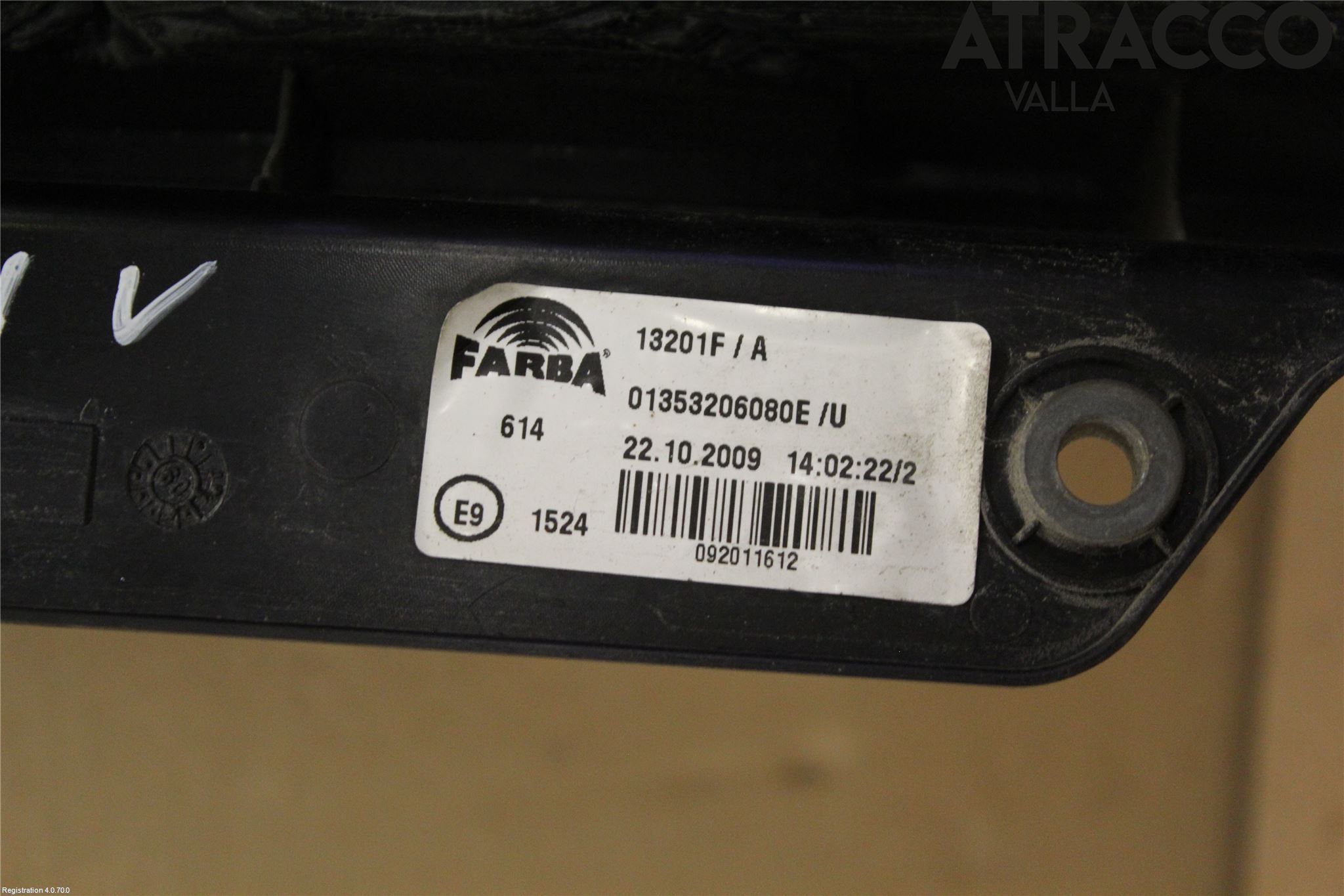Citroen NEMO Baklykt Venstre