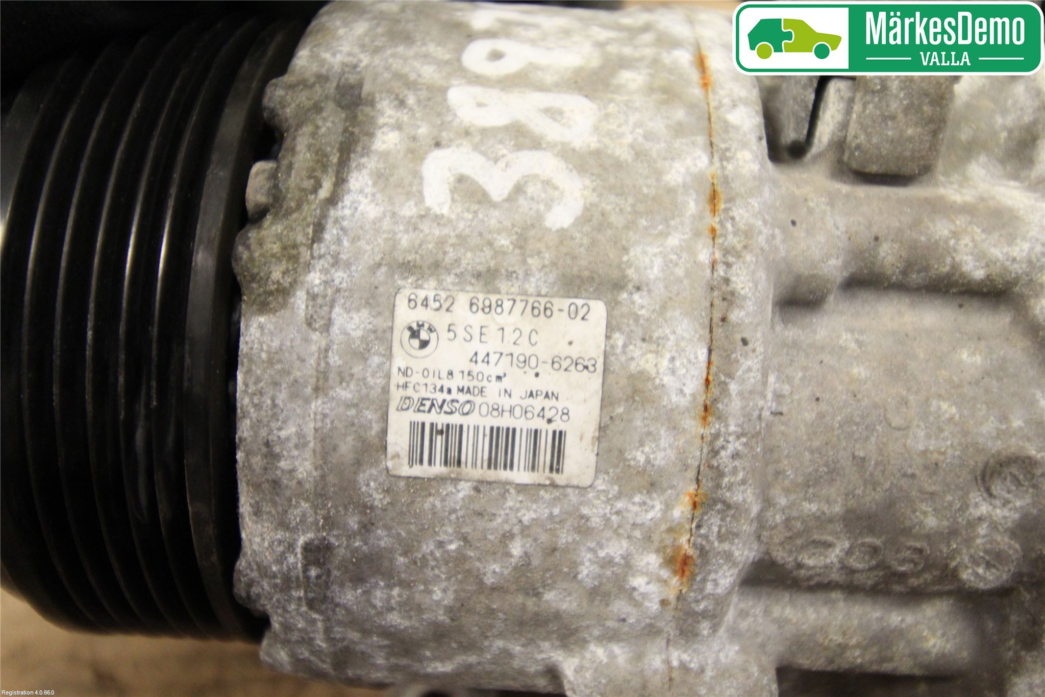 BMW 3 E90/91 SED/TOU 05-12 Varme Ac Kompressor