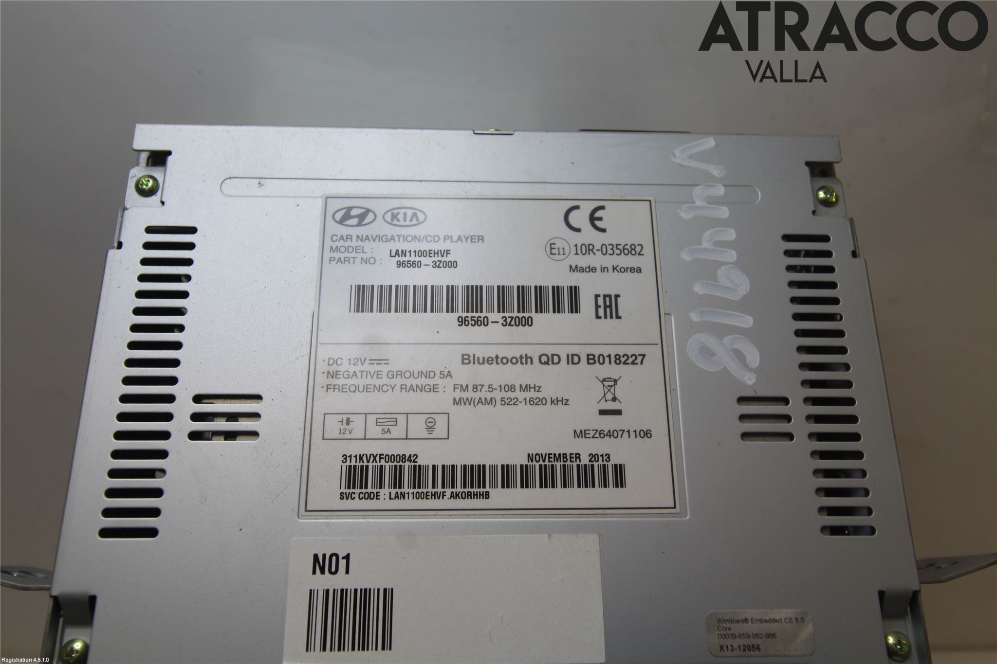 Hyundai i40 08-15 Stereo Radio Med Cd