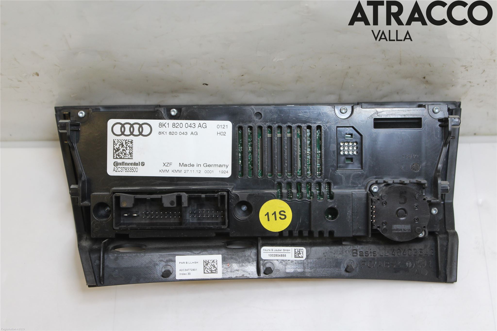 Audi A4 12-15 Varme Ac Betjening-Display
