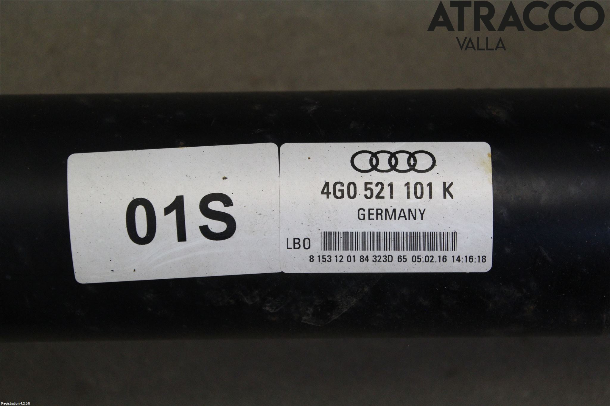 Audi A6/S6 4G 11-18 Mellomaksel Kompl