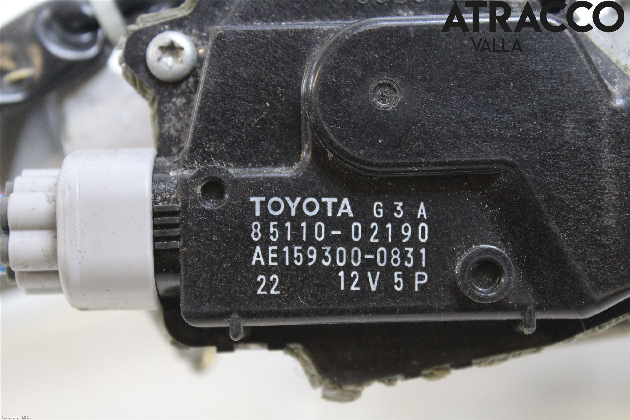 Toyota AURIS 10-12 Viskermotor Frontrute