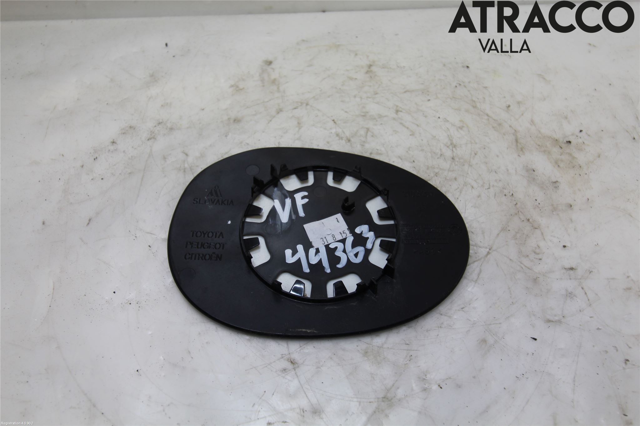 Toyota AYGO 06-14 Speil Glass V