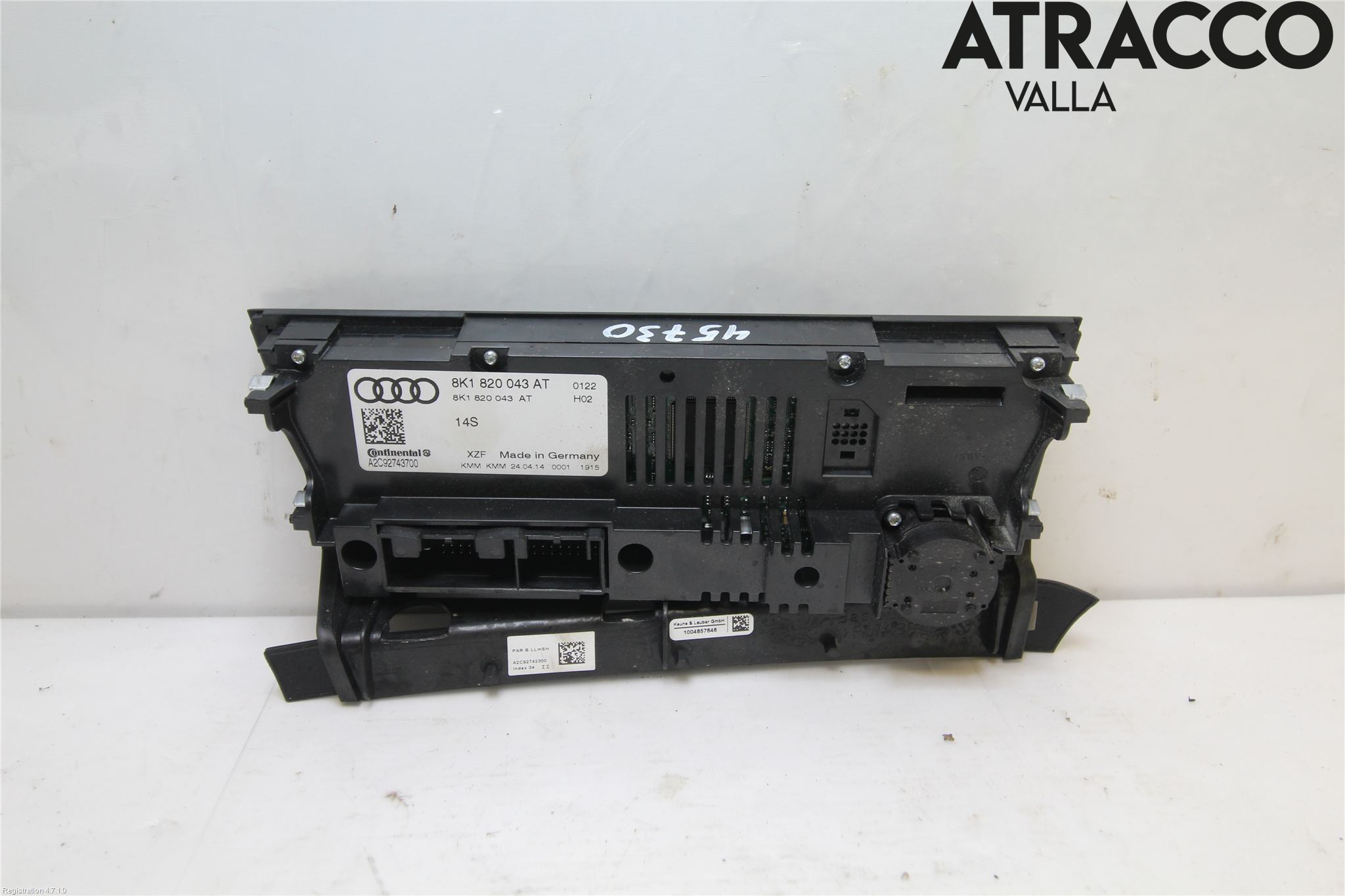 Audi Q5 09-16 Varme Ac Betjening-Display