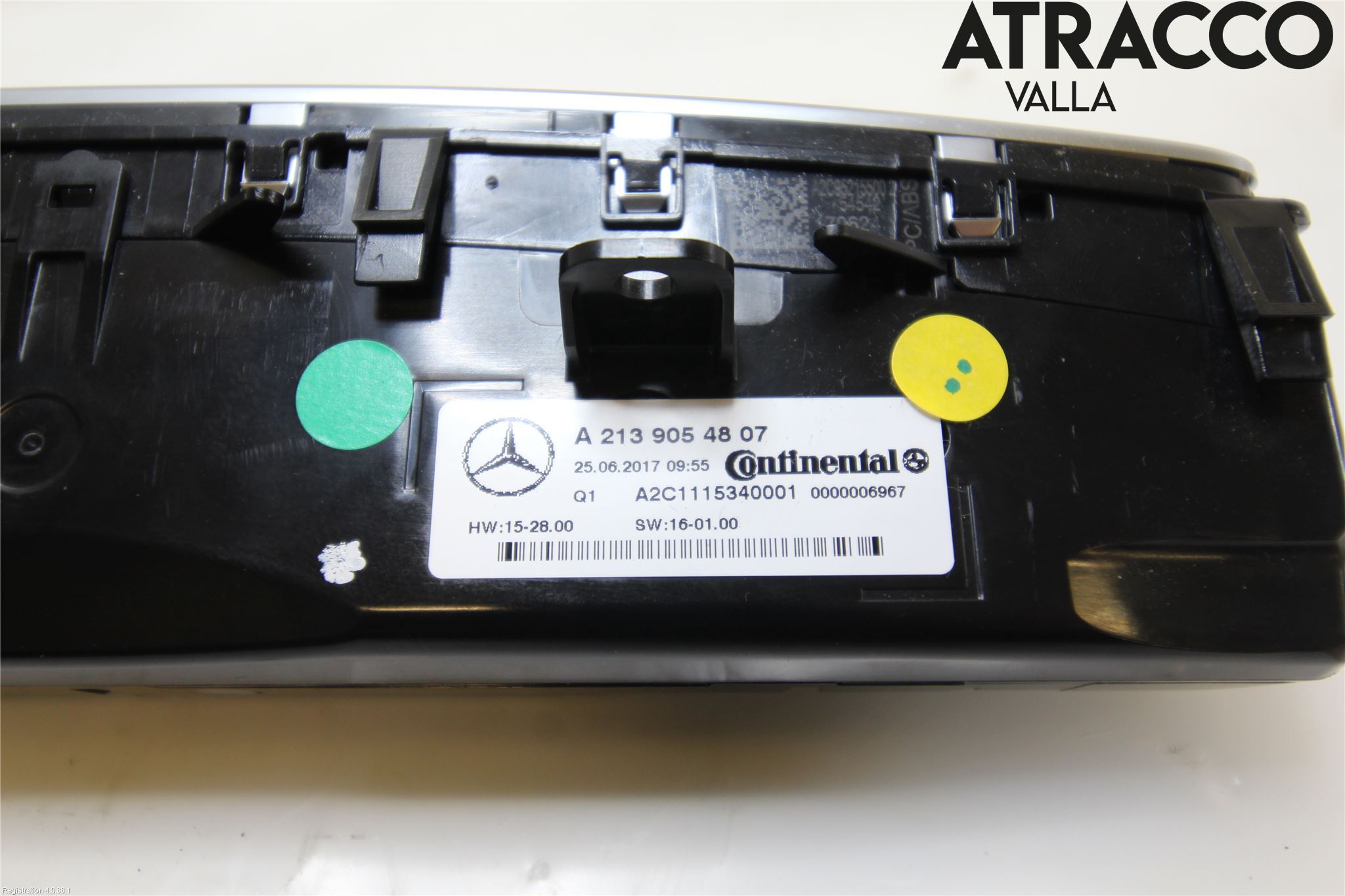 Mercedes-Benz MB E-KLASS (W213) 16-23 Varme Ac Betjening-Display