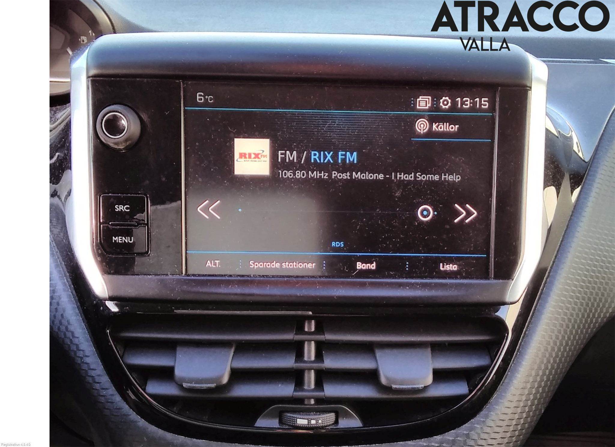Peugeot PEUGOT 208 16-19 Multifunktionsdisplay