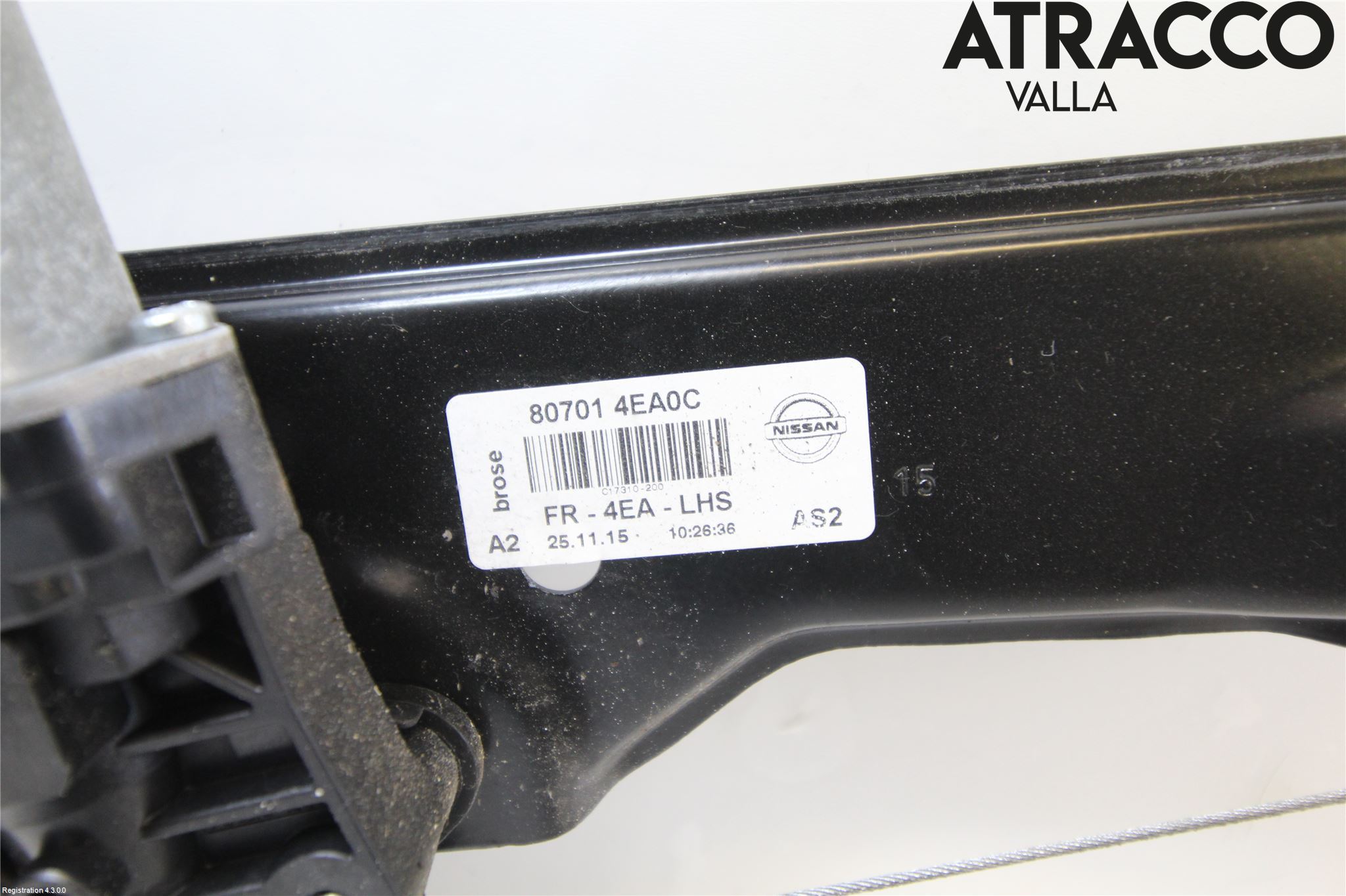 Nissan QASHQAI 14-17 Vindusheis El Komp