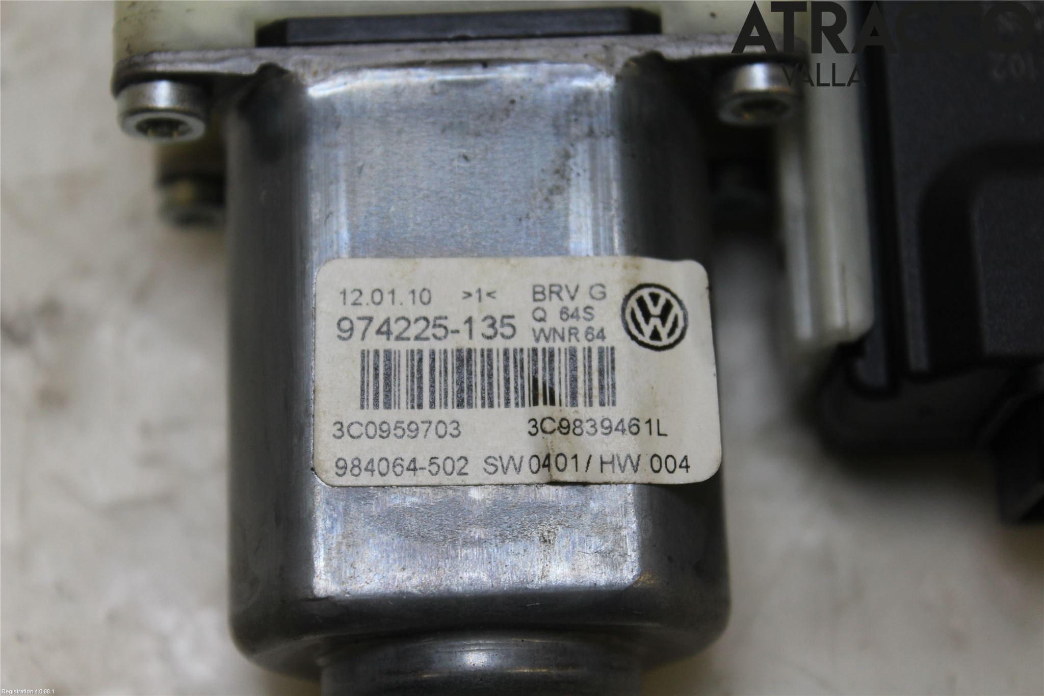 Volkswagen VW PASSAT 05-11 Vindusheismotor