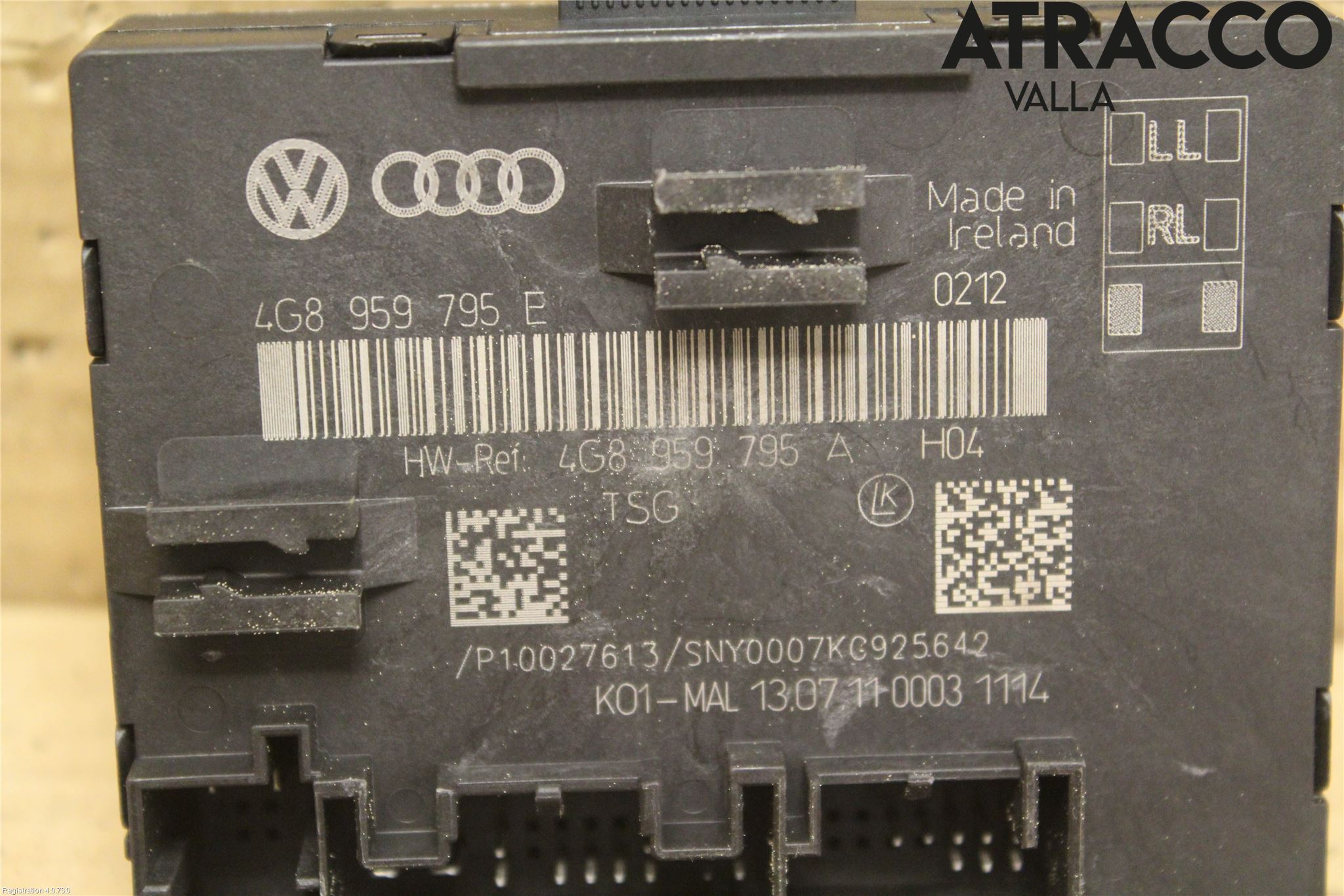 Audi A6/S6 4G 11-18 Styreenhet Dør