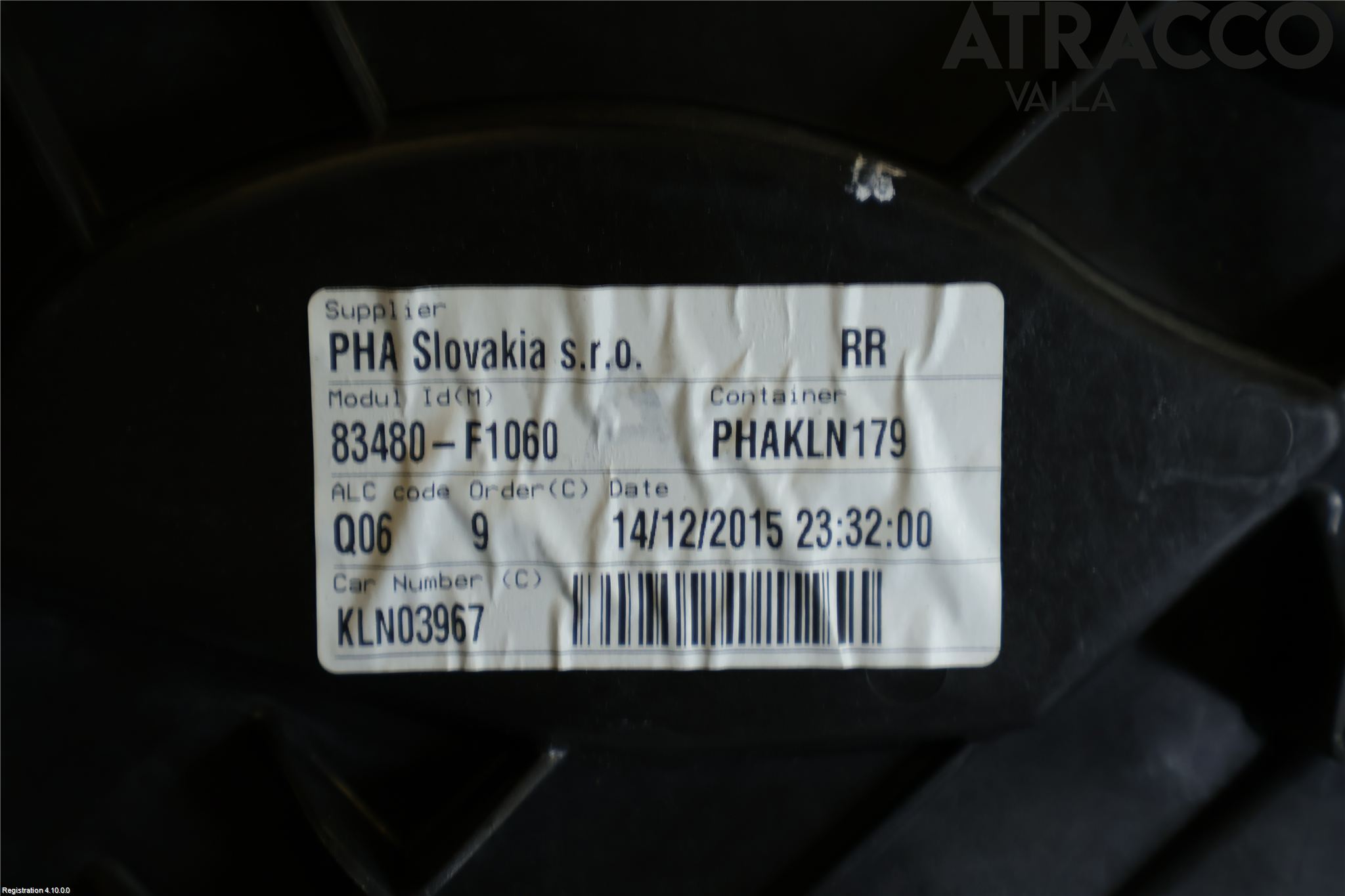 Kia SPORTAGE (QL) 16-21 Vindusheis