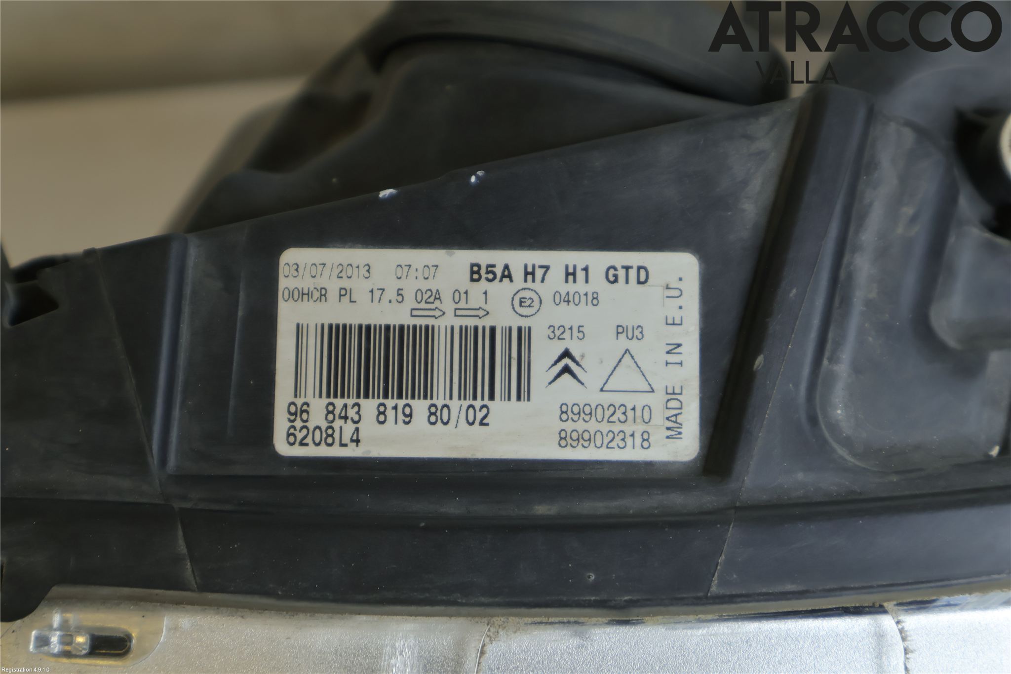 Citroen C4 I   05-10 Frontlykt Venstre