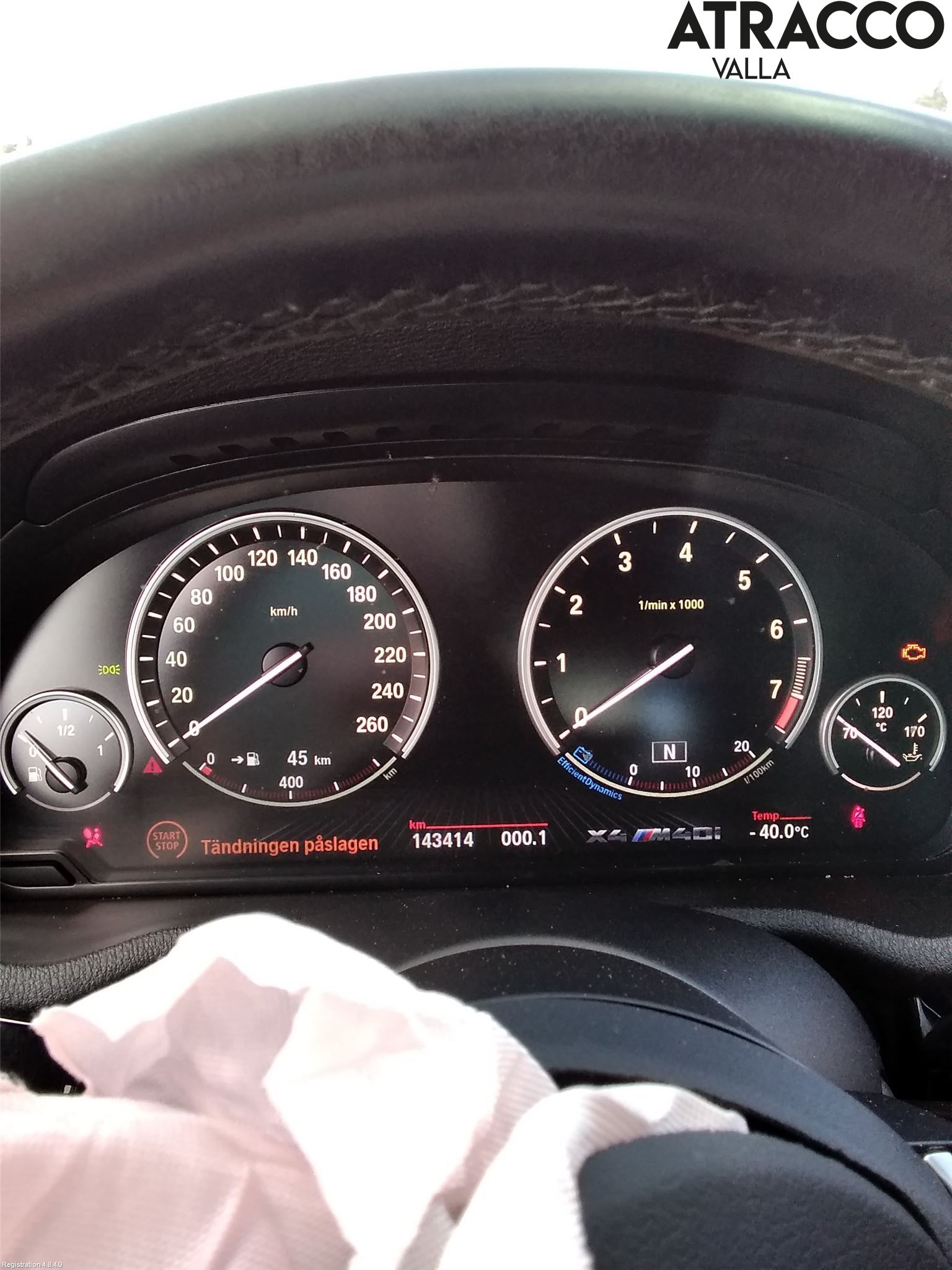 BMW X4 F26 14-18 Instr Kombinert