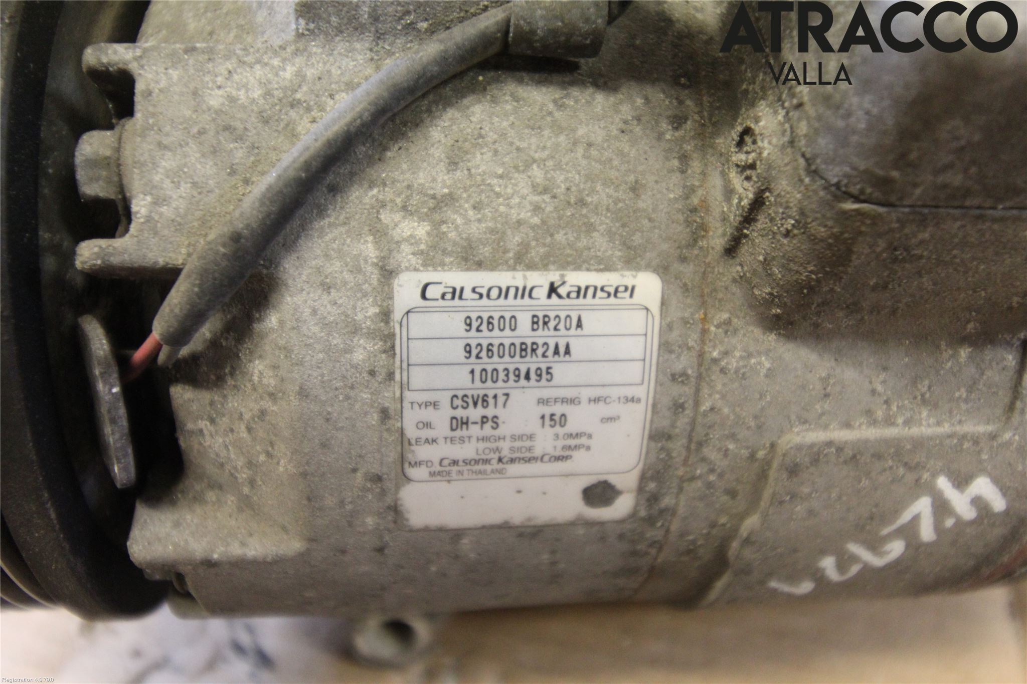 Nissan QASHQAI+2  10-14 Varme Ac Kompressor