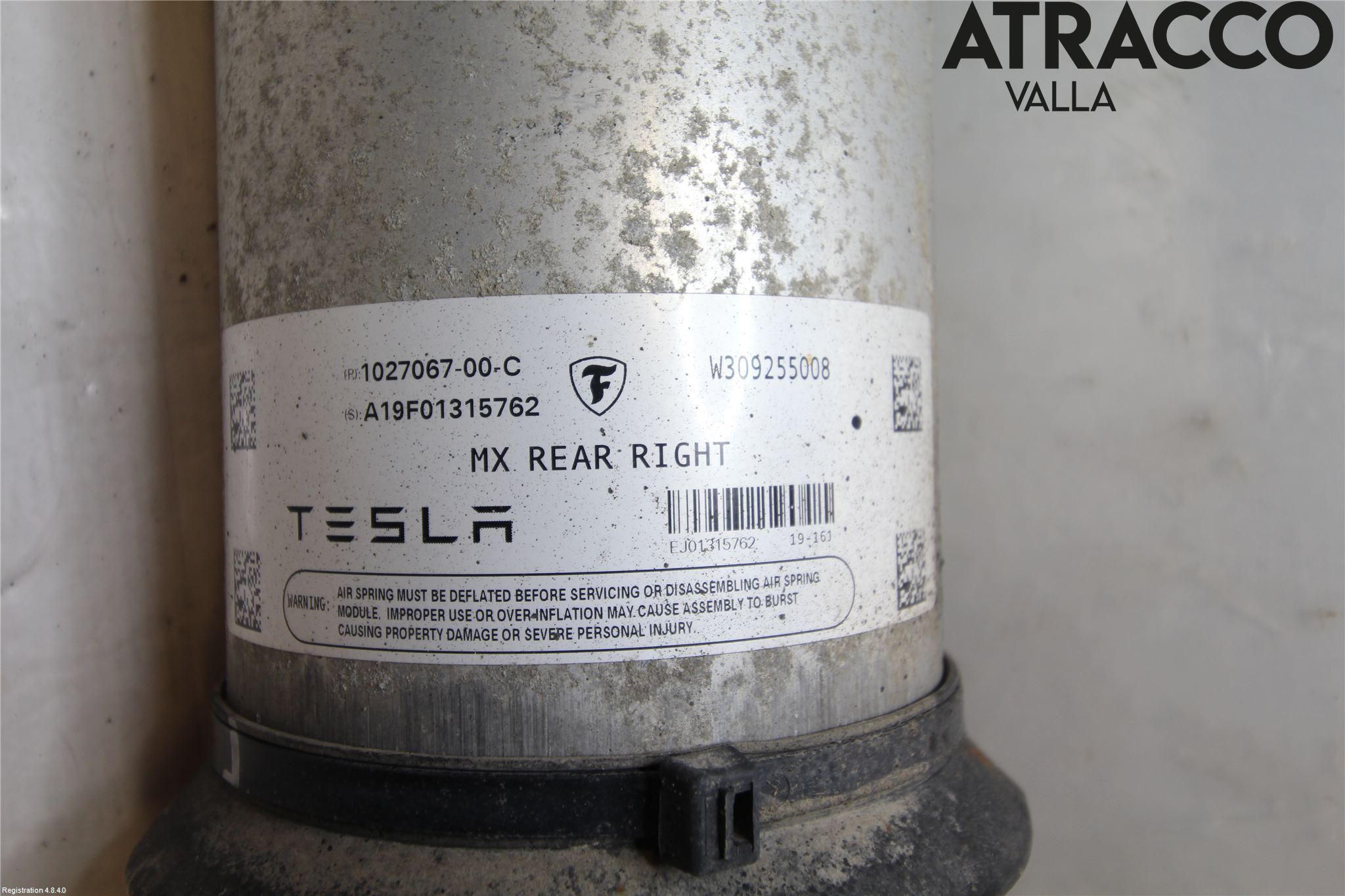 Tesla MODEL X 16- Fjærbein Bak Høyre