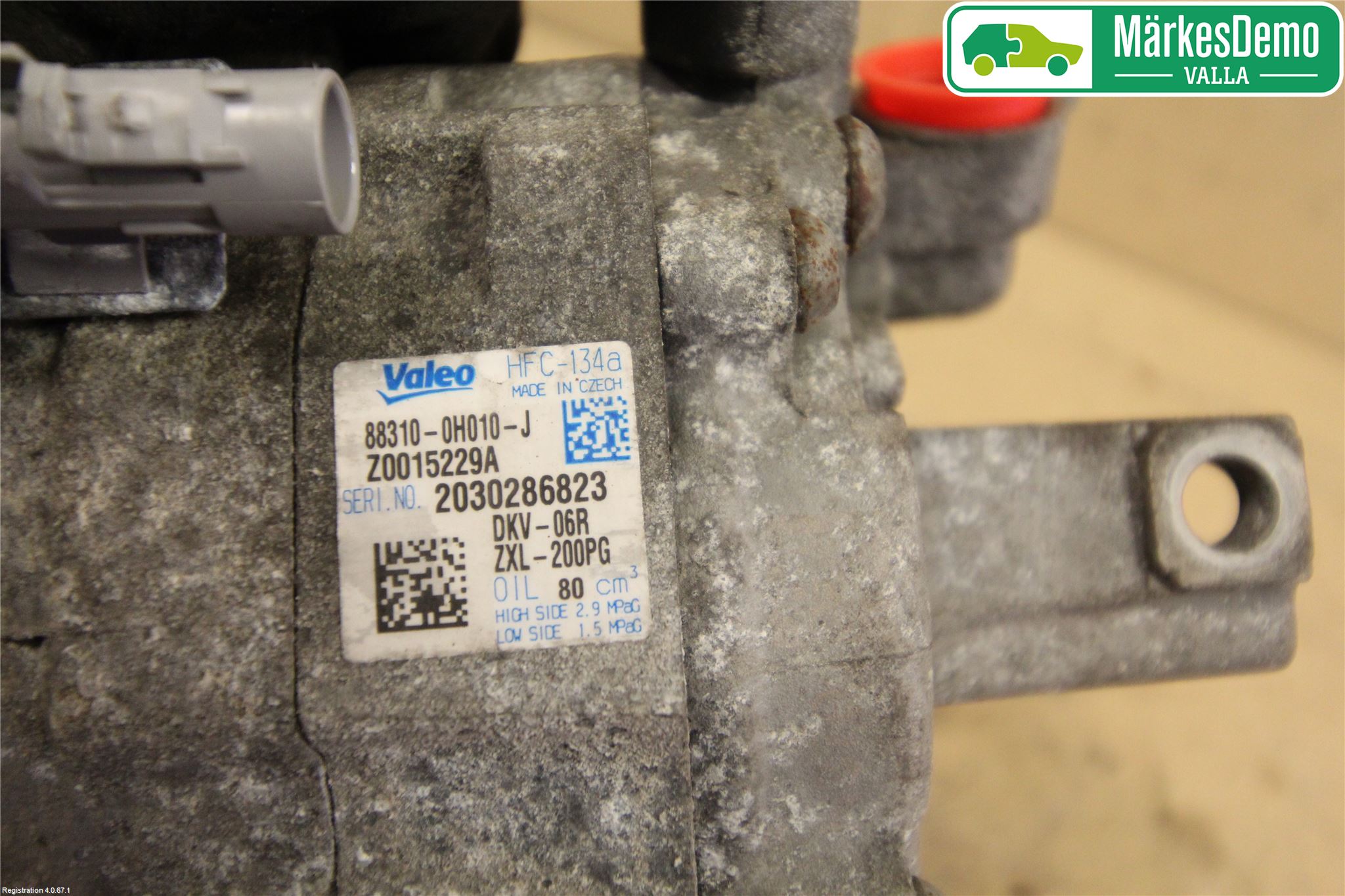 Citroen C1 06-13 Varme Ac Kompressor