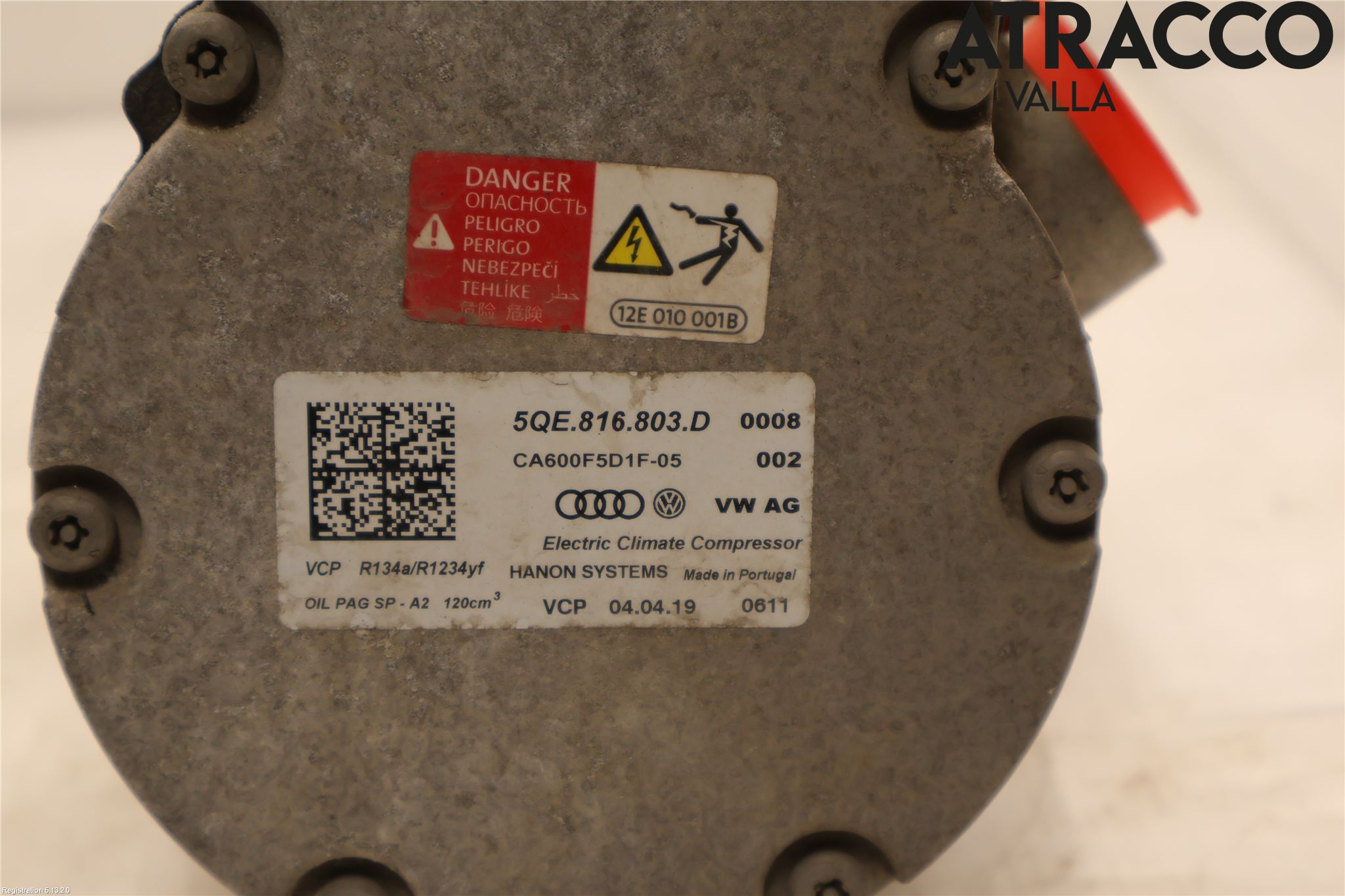 Volkswagen VW TRANSP/CARAVELLE (T6) 16-22 Varme Ac Kompressor