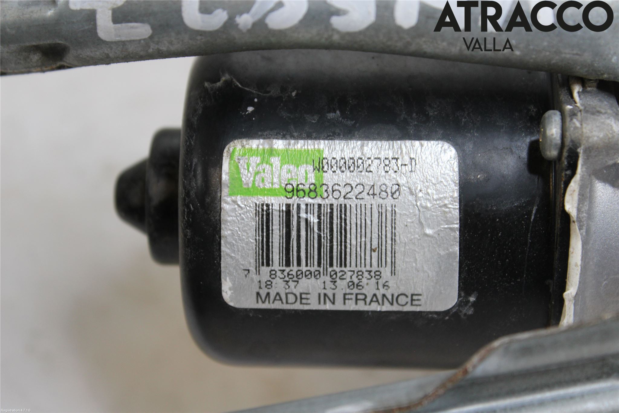 Citroen C3 10-17 Viskeroverføring Frontrute