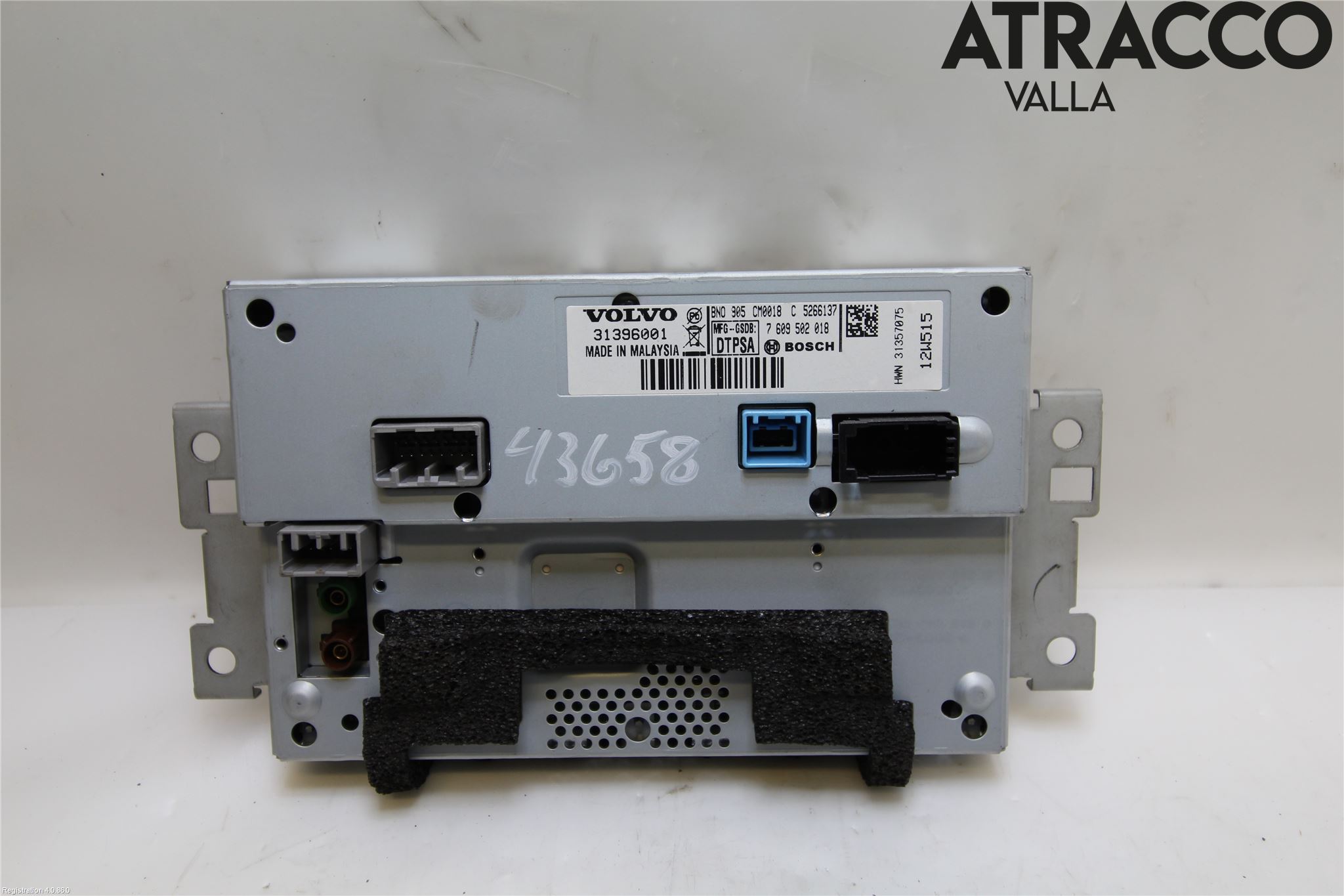 Volvo S60 11-13 Instr Skjerm Dvd-Gps-Ac-Tlf