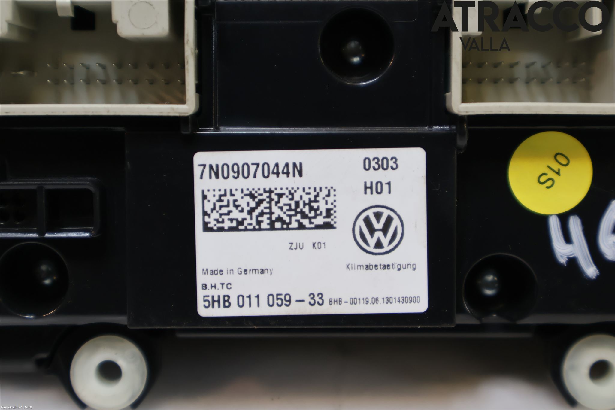 Volkswagen VW SHARAN 11- Varme Ac Betjening-Display