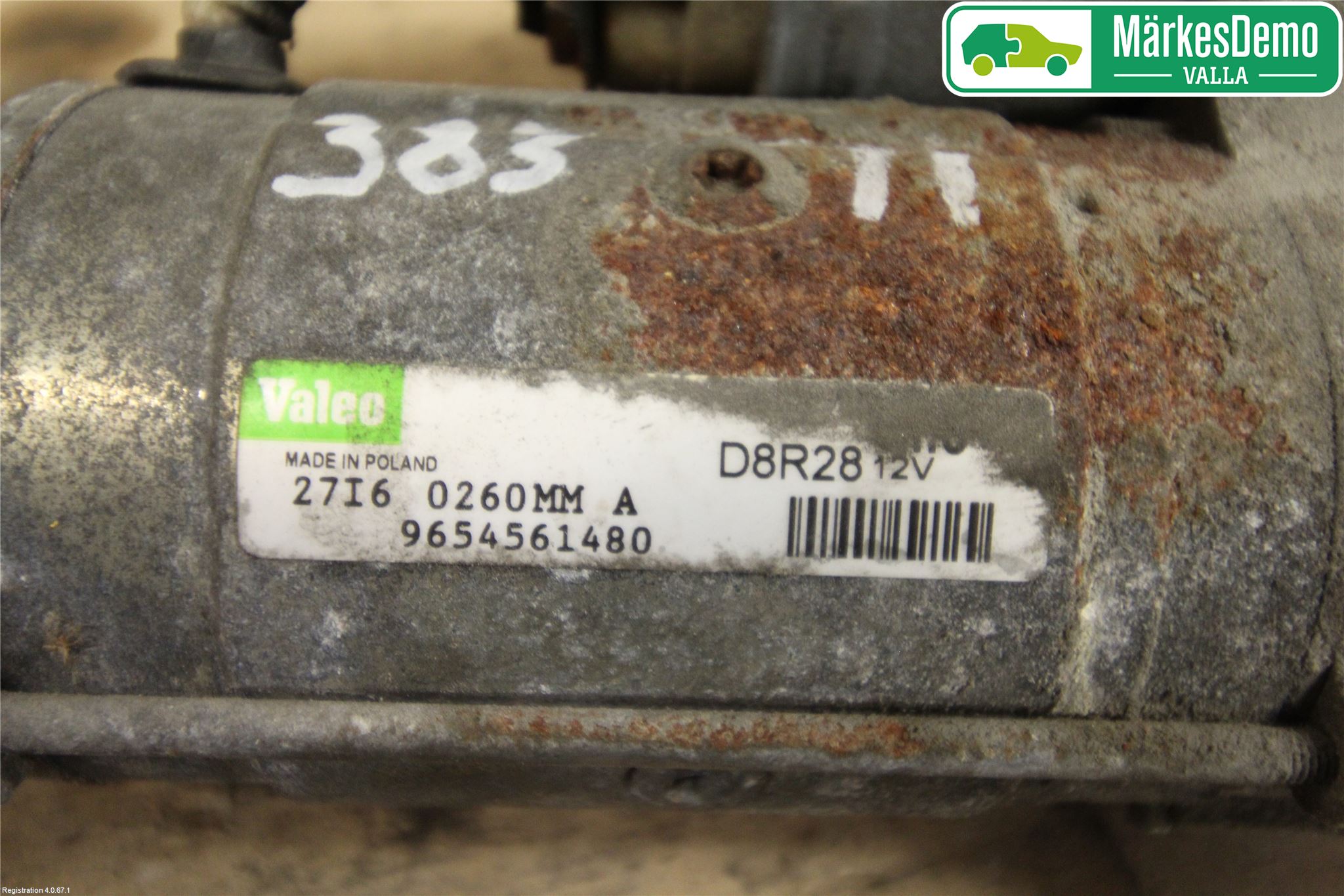 Peugeot 307     05-08 Startmotor Diesel