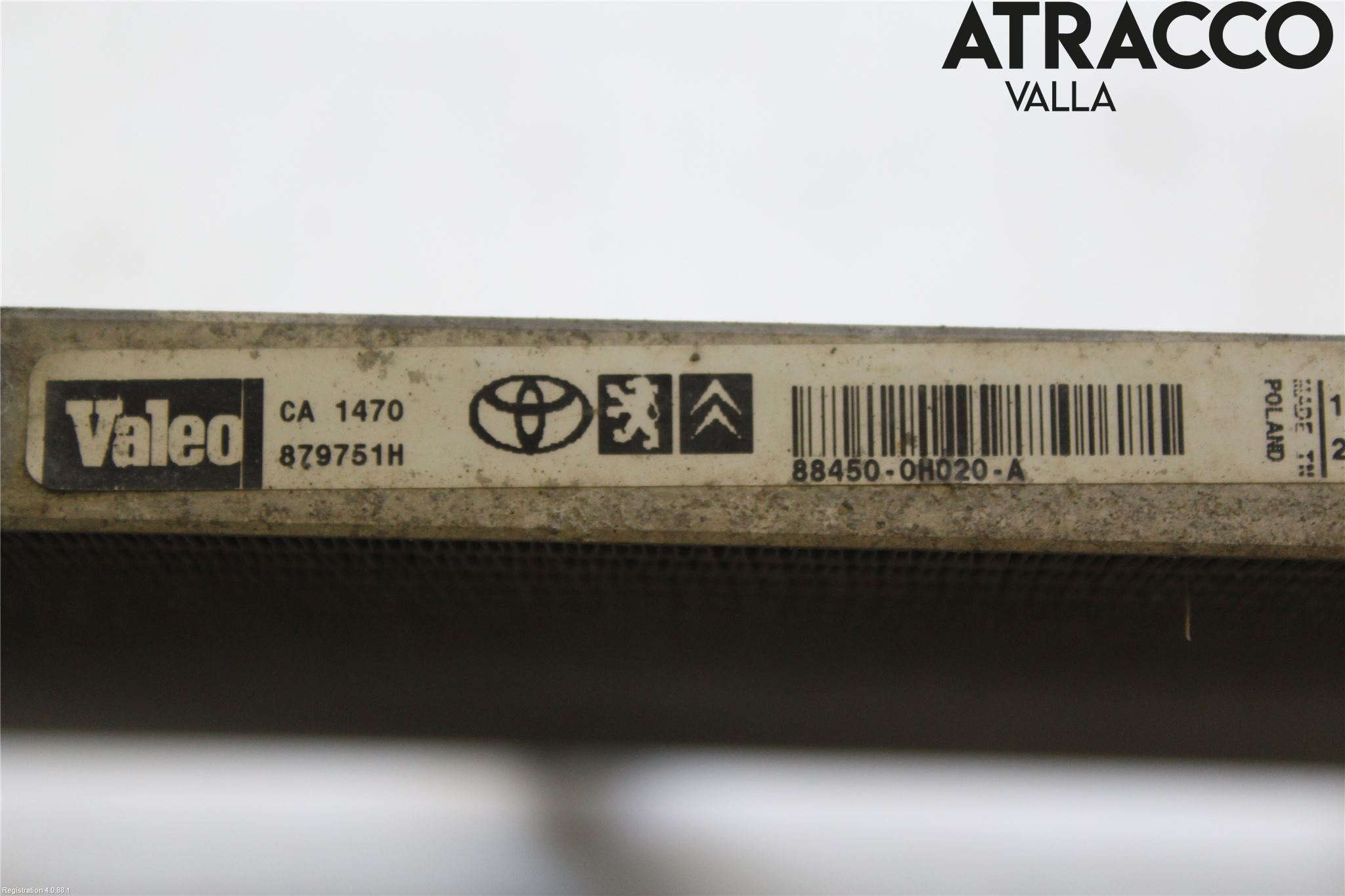 Toyota AYGO 06-14 Varme Ac Kondenser-Kjøler