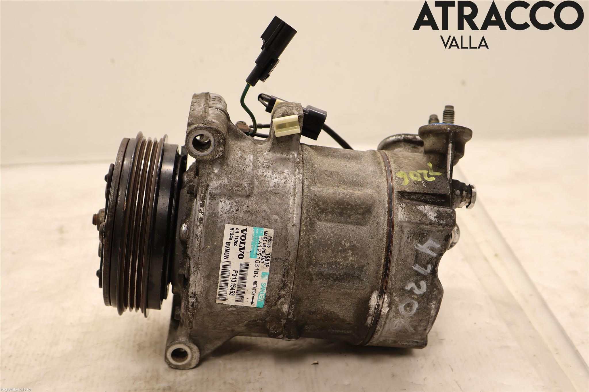 Volvo XC70 08-13 Varme Ac Kompressor