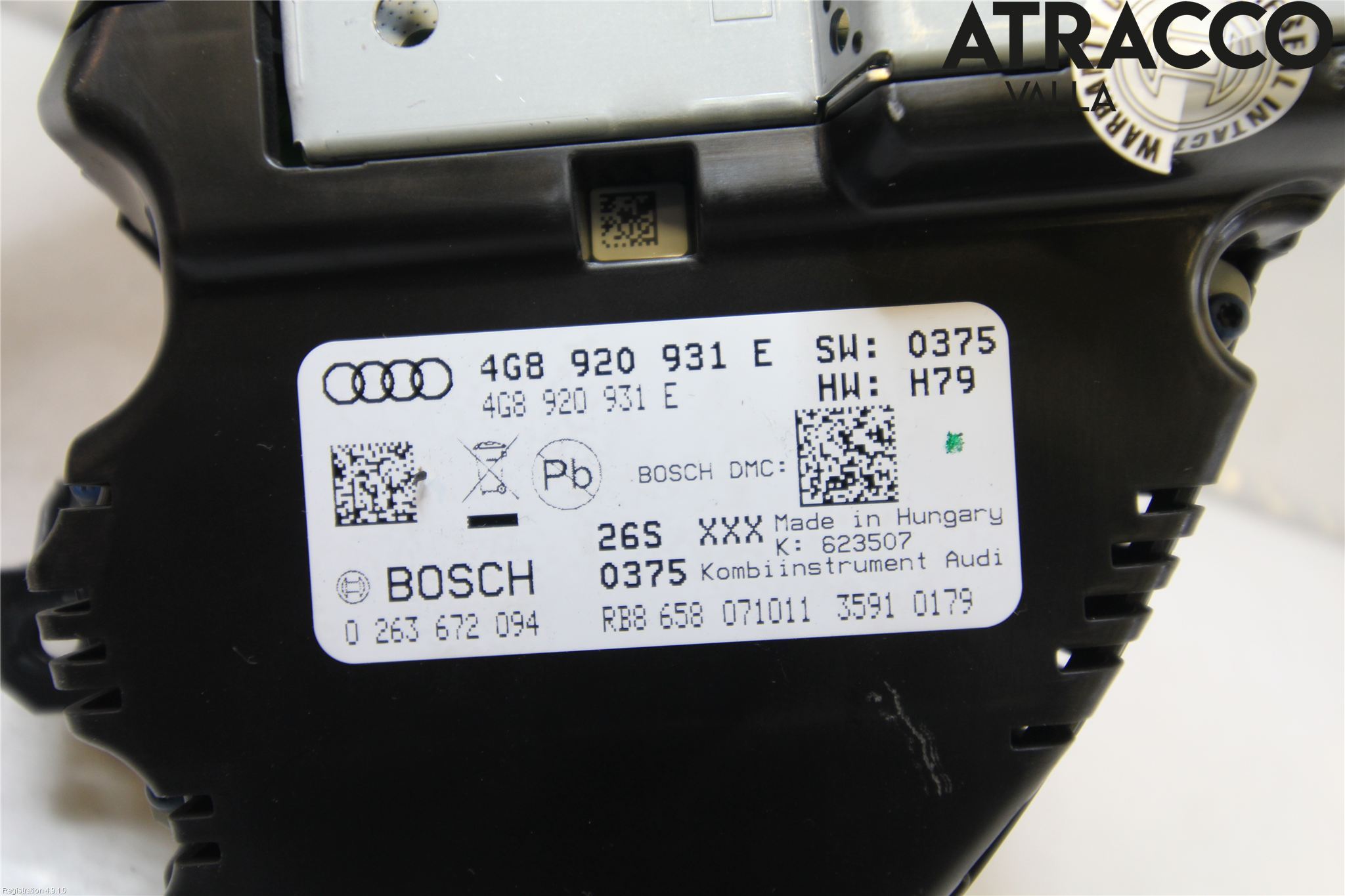 Audi A6/S6 4G 11-18 Instr Kombinert