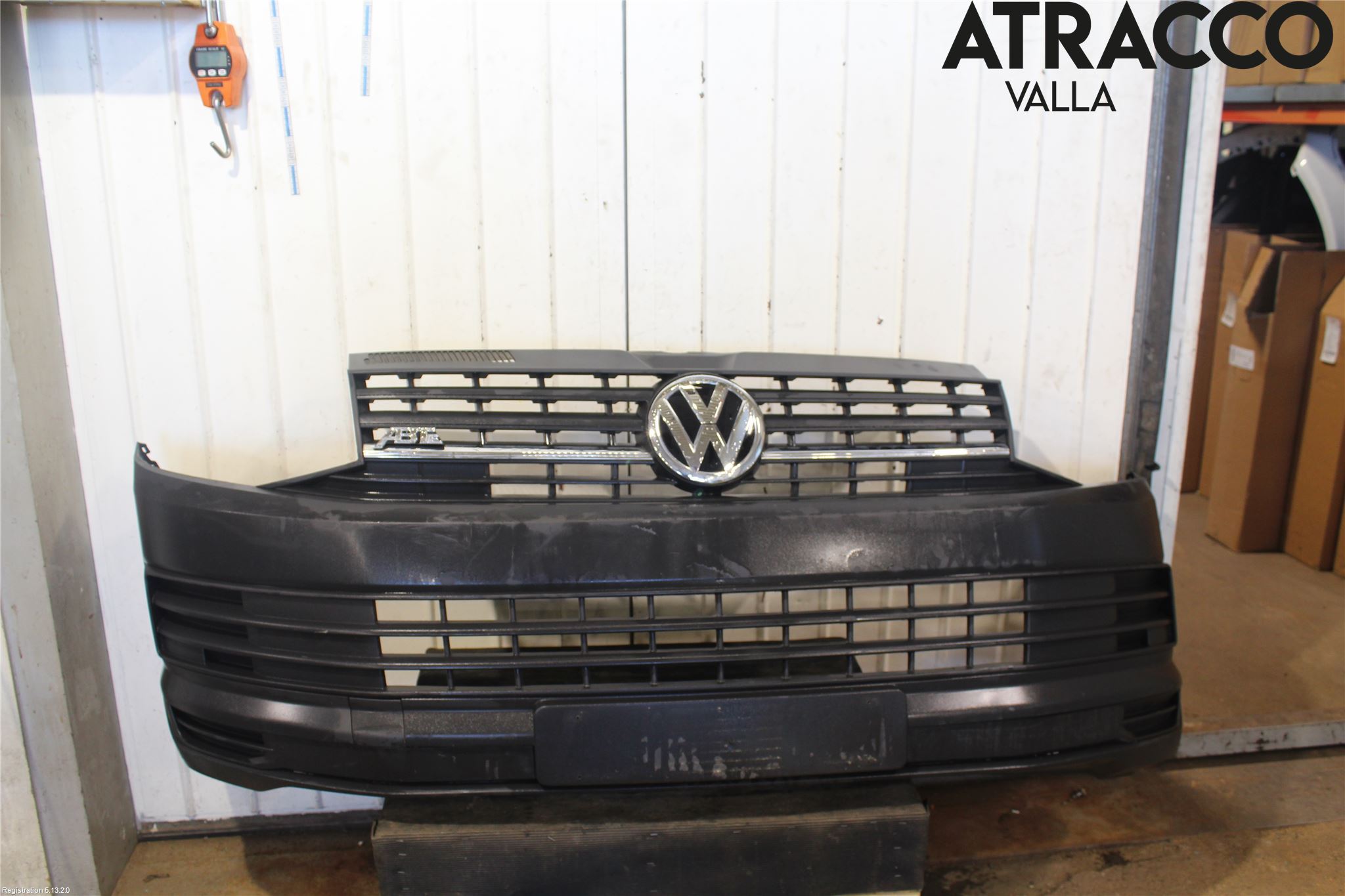 Volkswagen VW TRANSP/CARAVELLE (T6) 16-22 Støtfanger Foran Plastdeksel