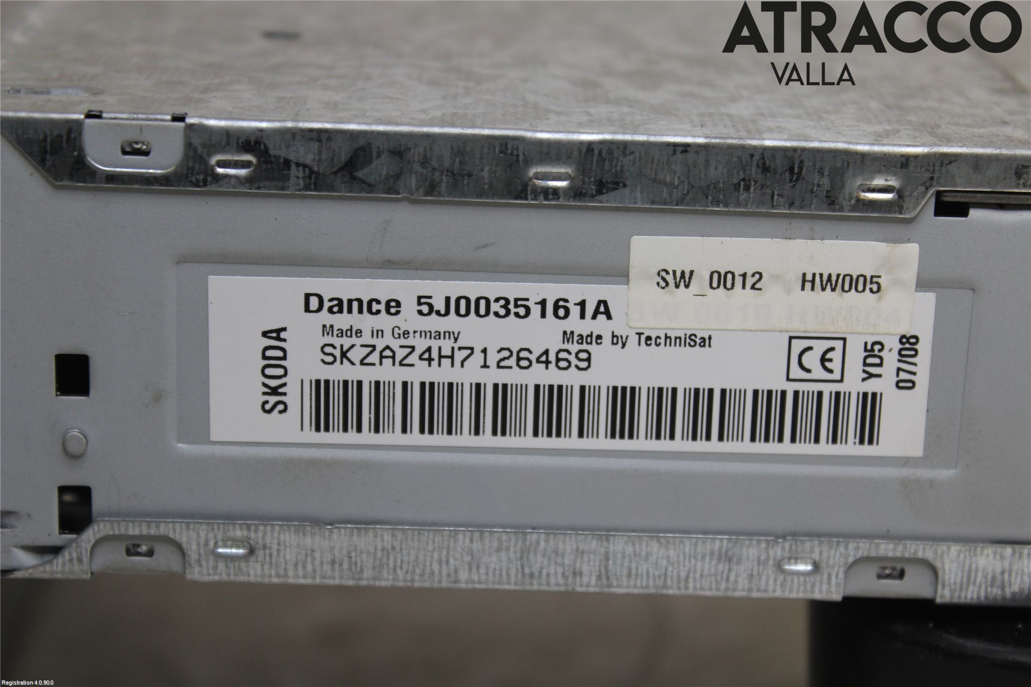 Skoda FABIA 07-14 Stereo Radio Med Cd