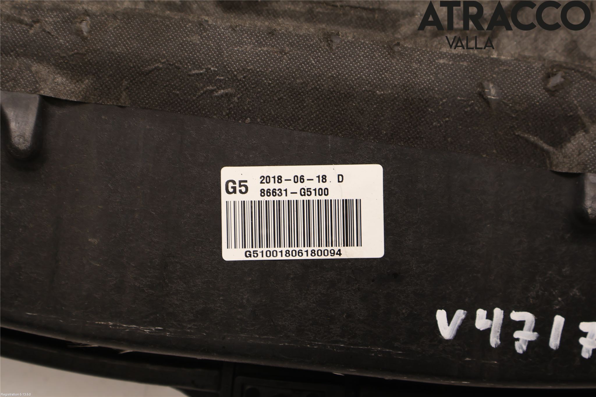 Kia NIRO (DE) 17-22 Støtfanger Bak Bjelke