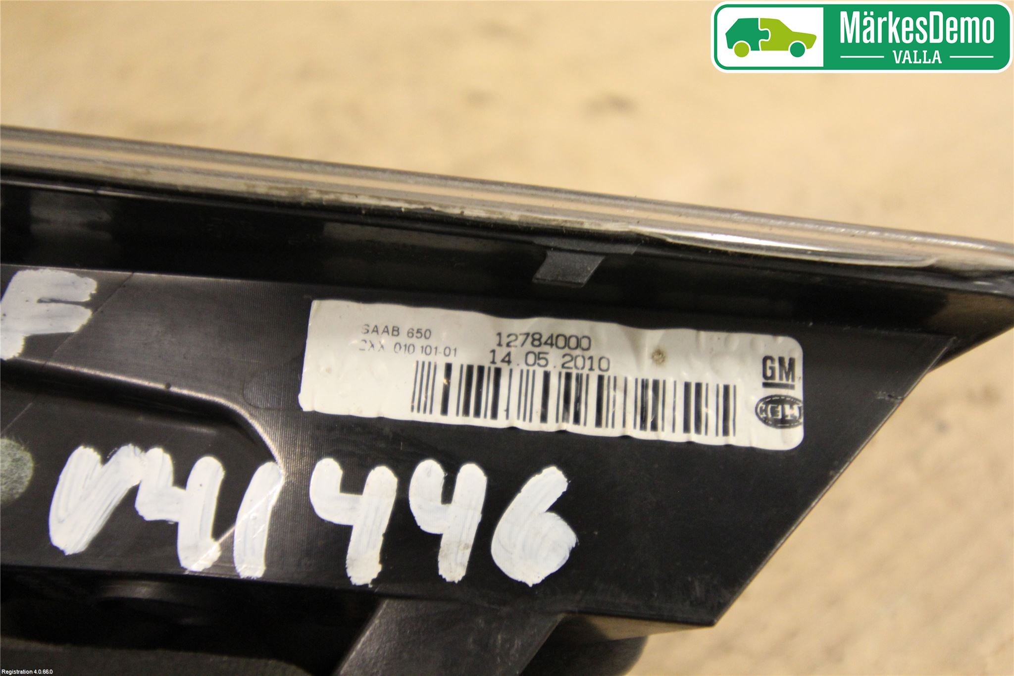 Saab 9-5 10-12 Parklykt Foran Venstre