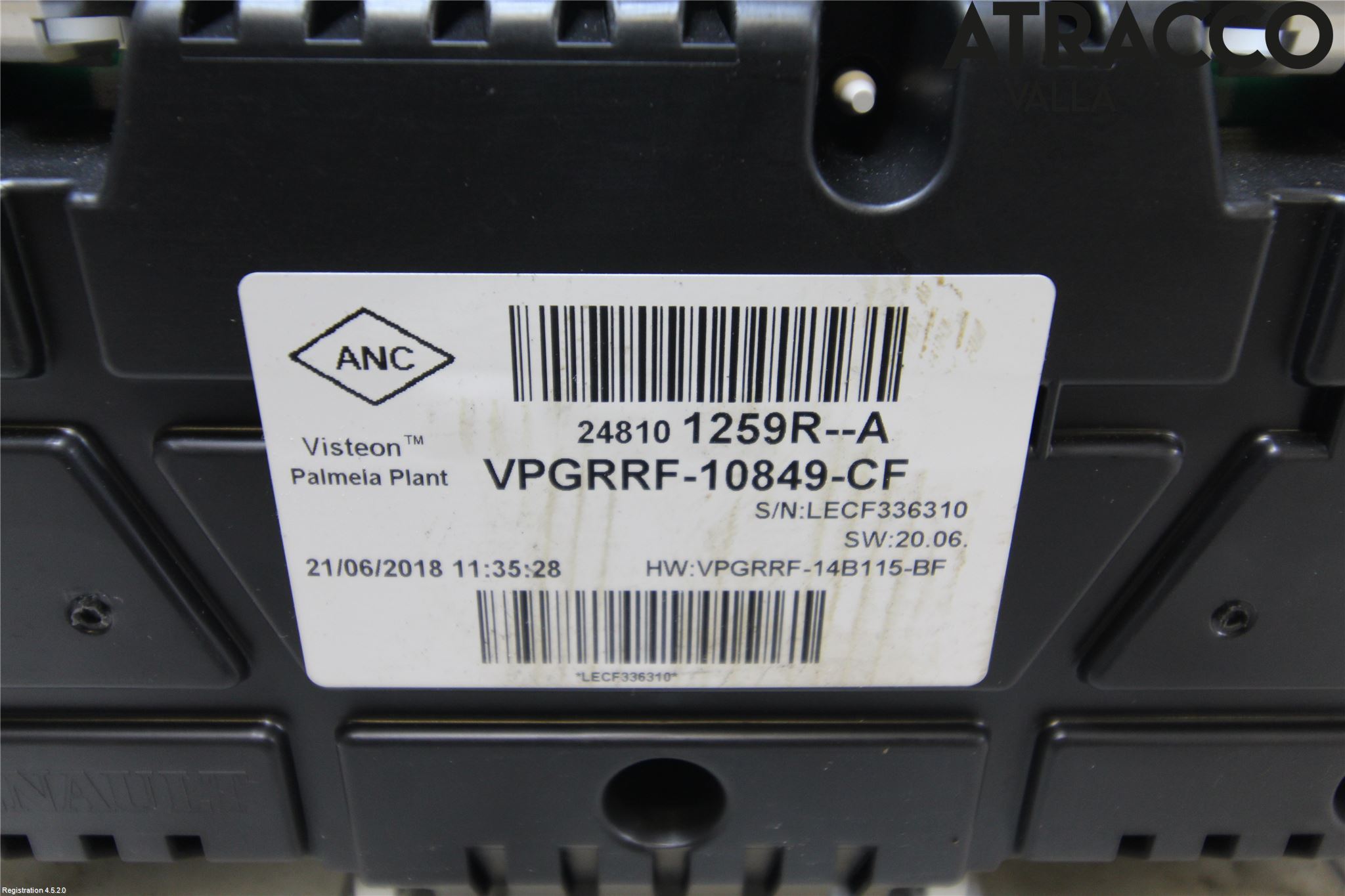 Renault CLIO IV 16-19 Instr Kombinert