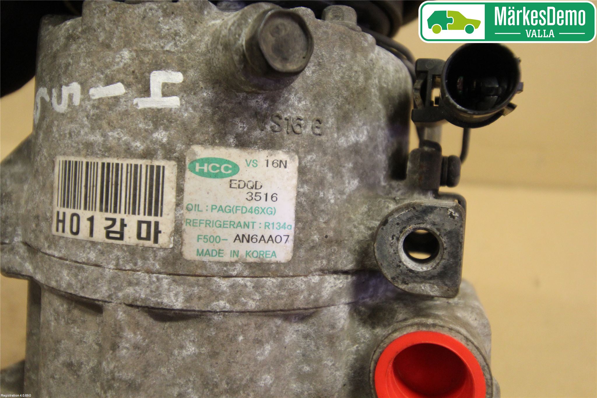 Kia CEED 06-12 Varme Ac Kompressor