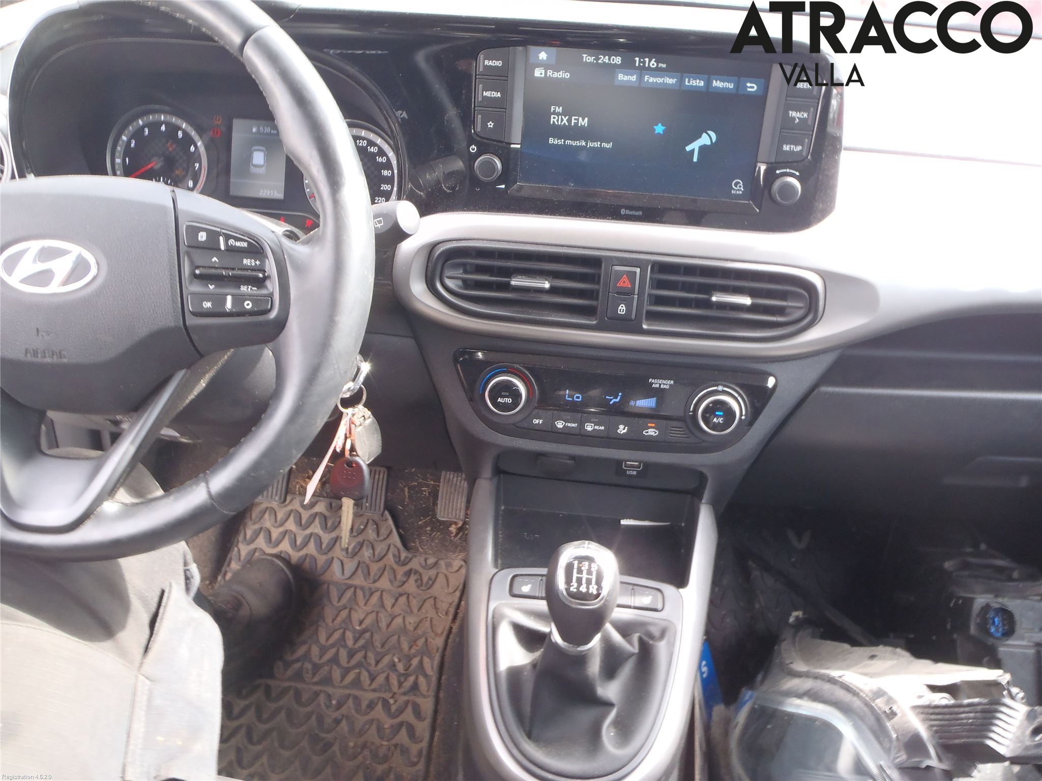 Hyundai i10 LA 20- Varme Ac Betjening-Display