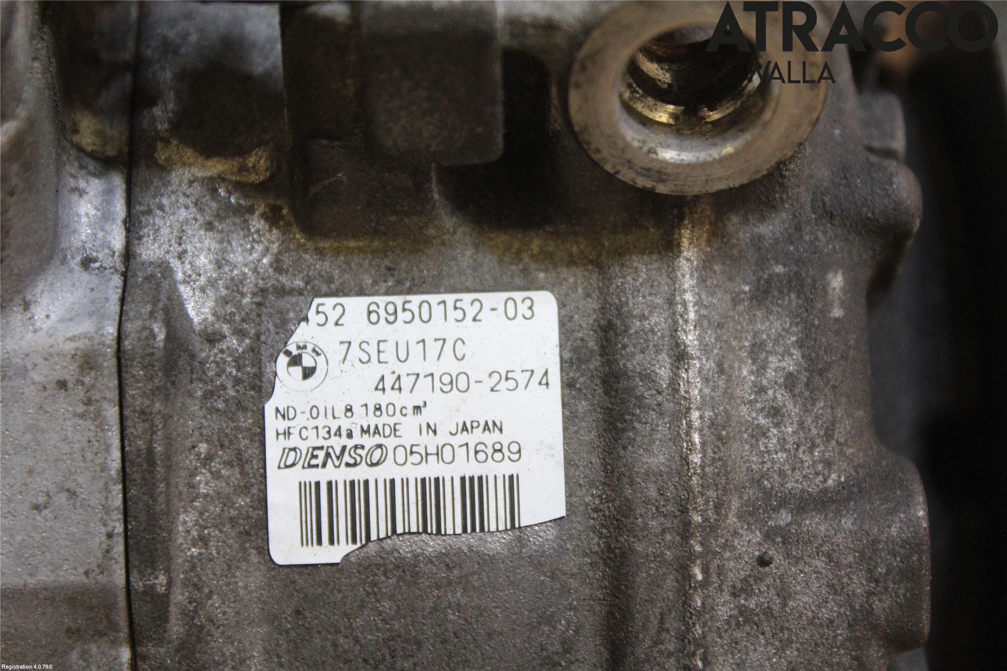 BMW 5 E60/61 Sed/Tou 02-10 Varme Ac Kompressor