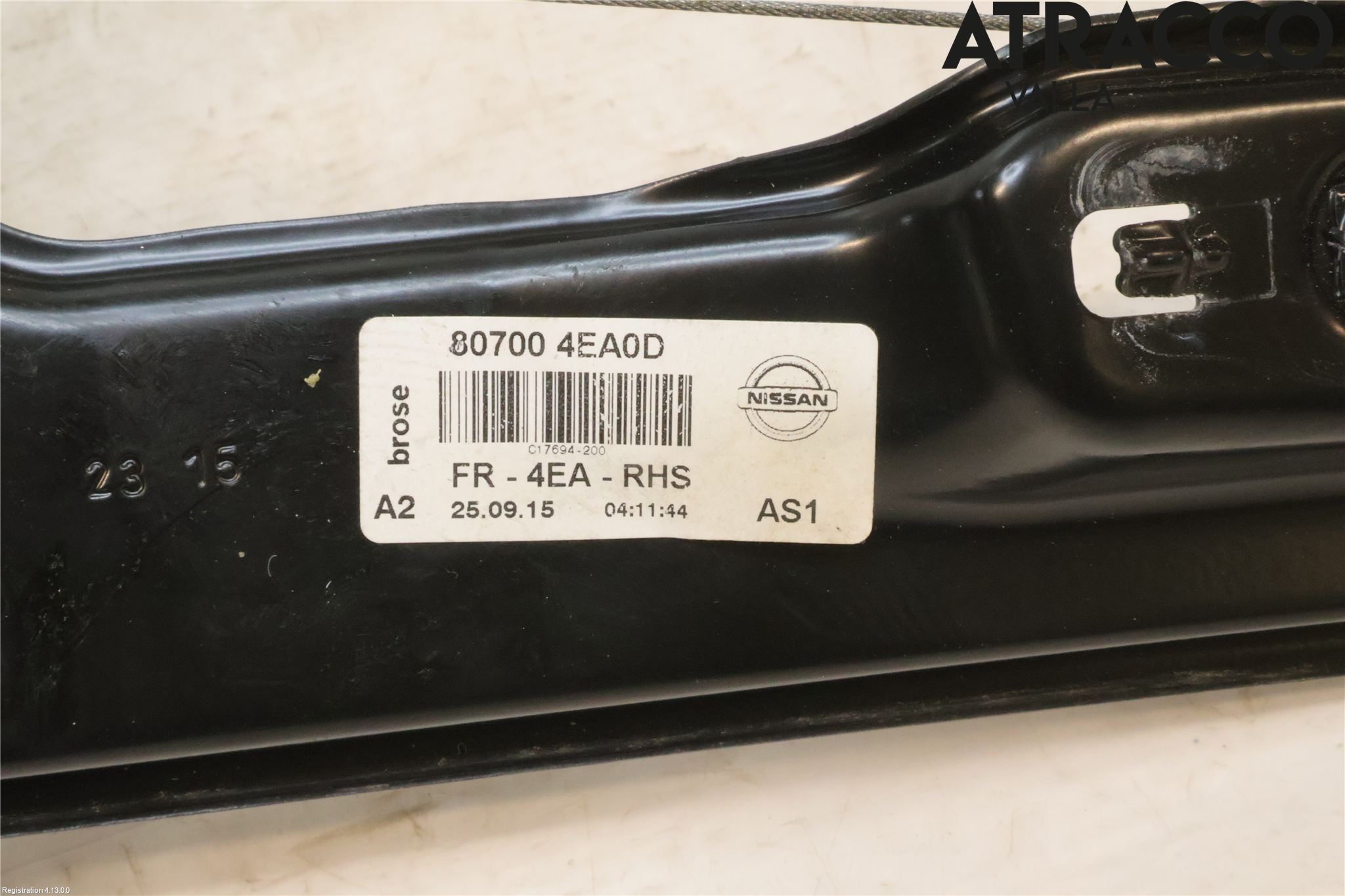 Nissan QASHQAI 14-17 Vindusheis El Komp