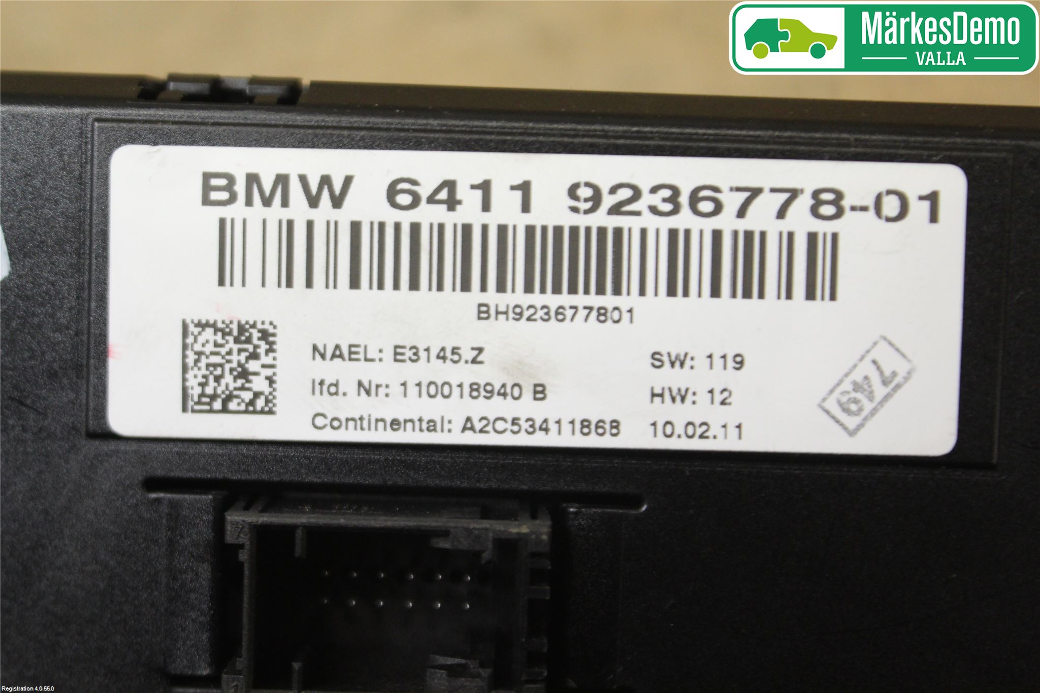 BMW X1 E84 10-15 Varme Ac Betjening-Display
